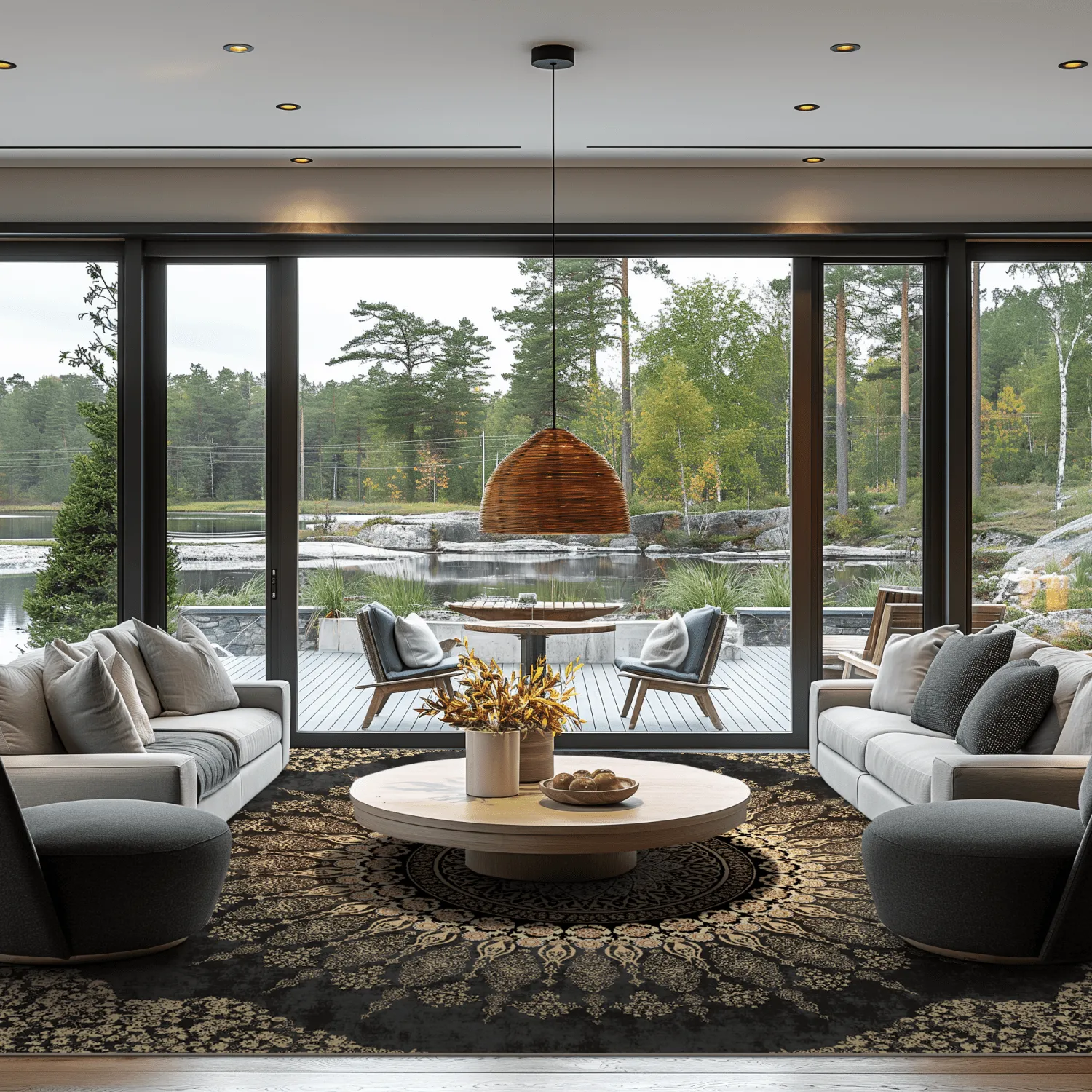 Wilton szőnyeg - Sandrigo (fekete/arany)