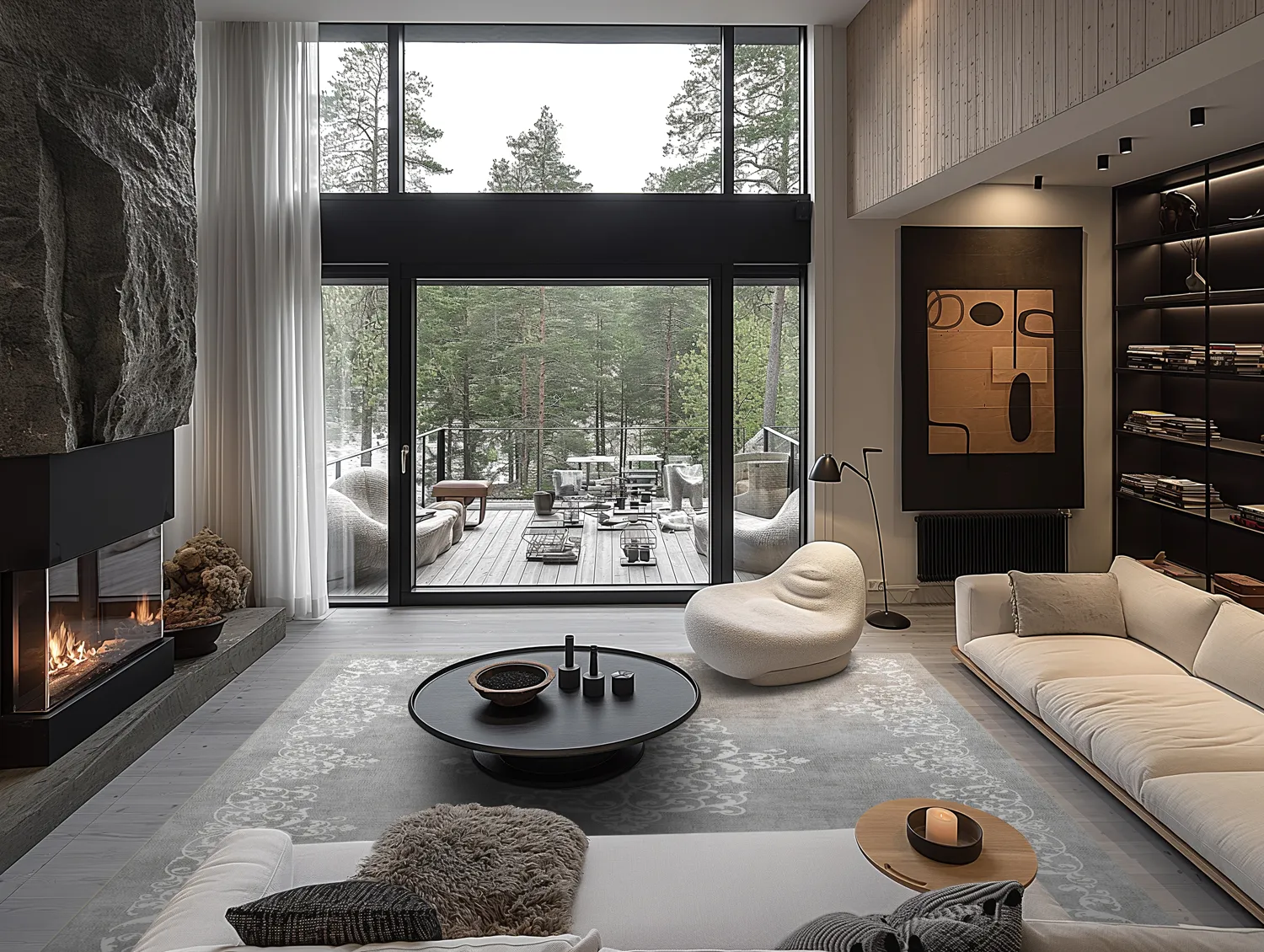 Wilton szőnyeg - Santi (szürke/fehér)