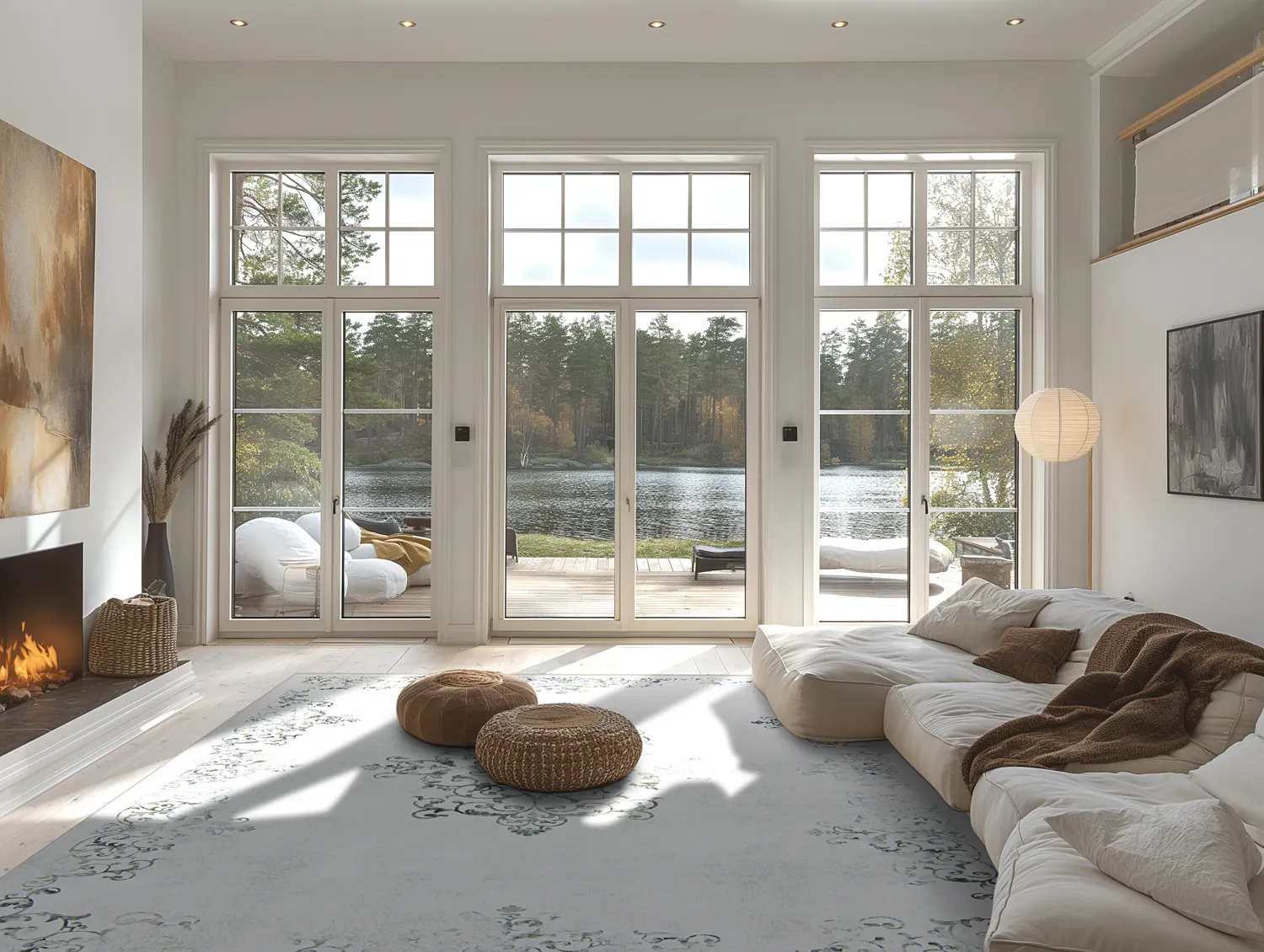 Wilton szőnyeg - Santi (fehér/szürke)