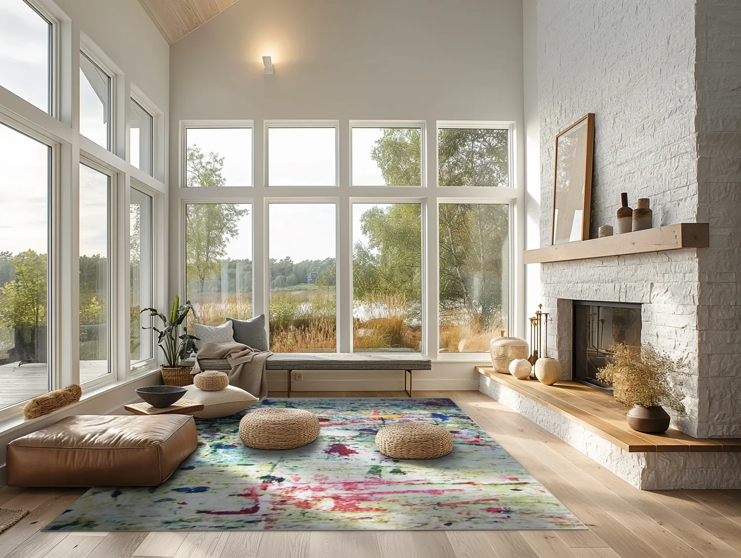 Wilton szőnyeg - Satriano Blur (szürke/többszínű)