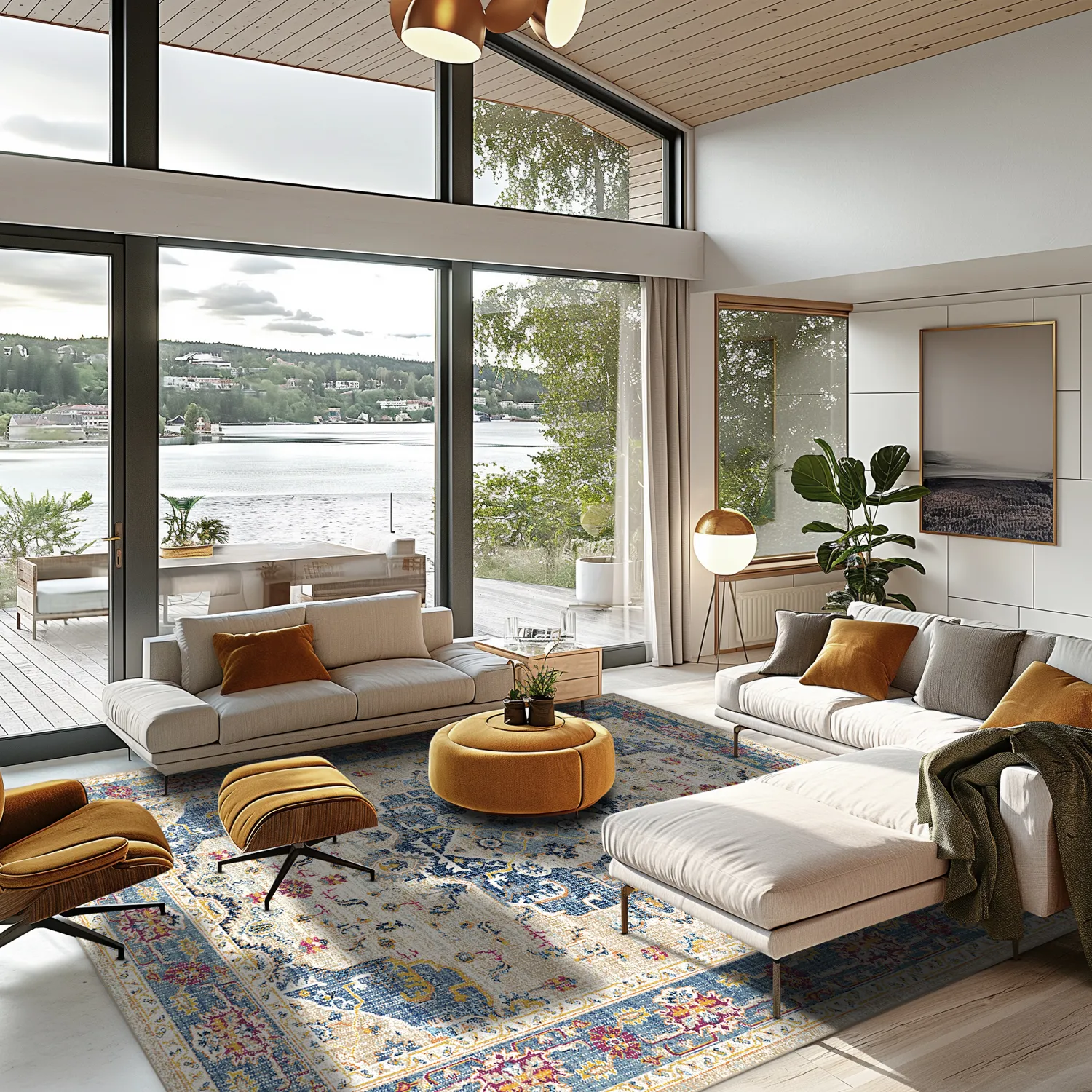 Wilton szőnyeg - Siliana (kék)