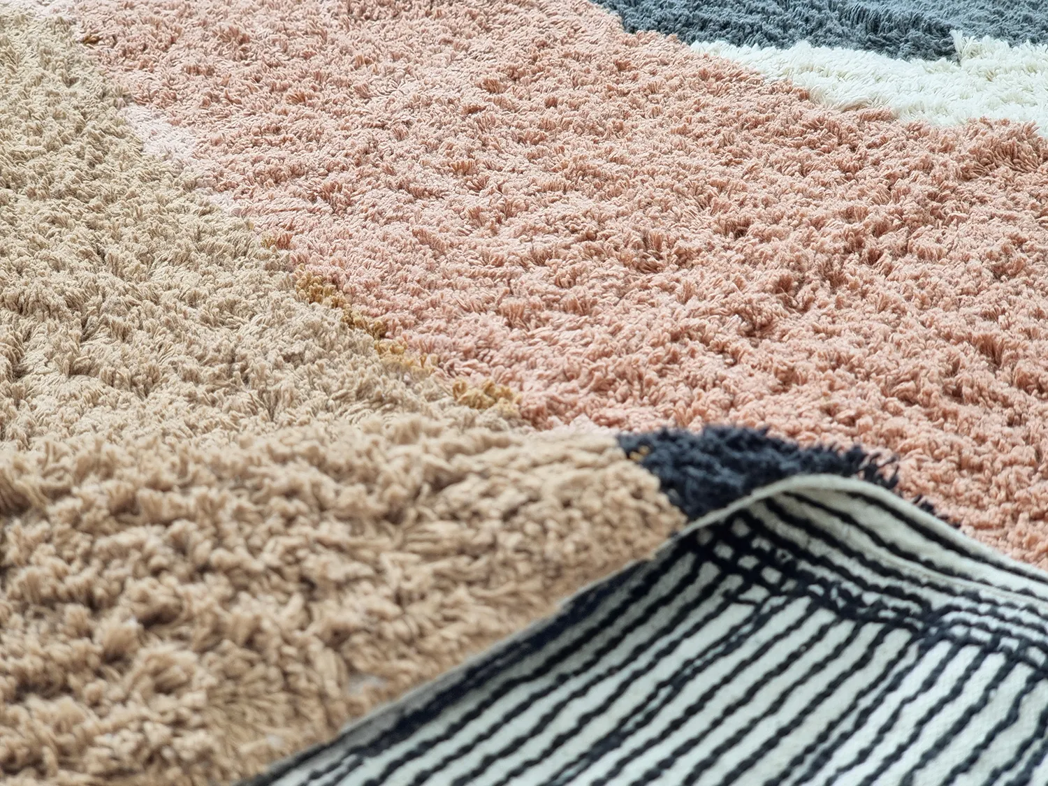 Kerek szőnyeg - Sion Natural Cotton Shaggy (többszínű)