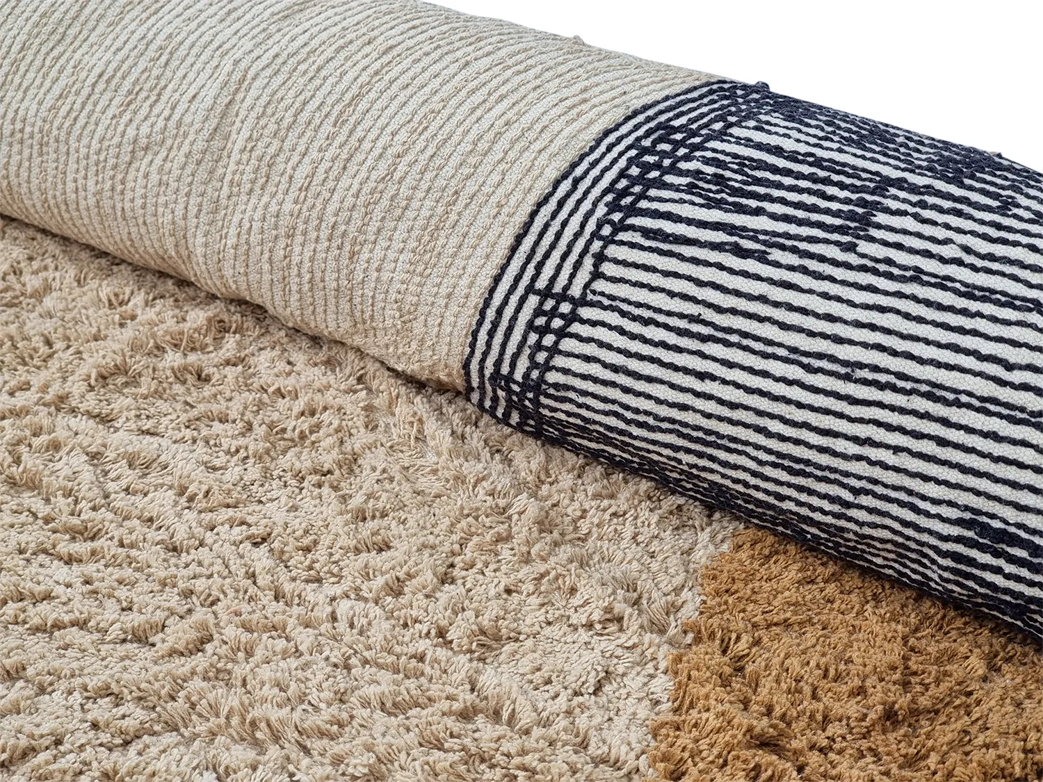 Kerek szőnyeg - Sion Natural Cotton Shaggy (többszínű)