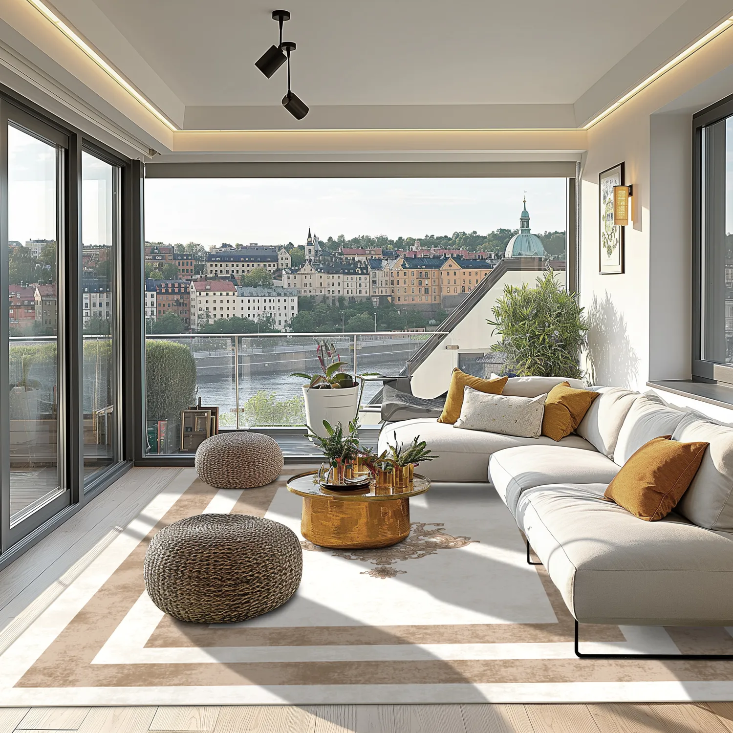 Wilton szőnyeg - Soros (bezs/fehér)