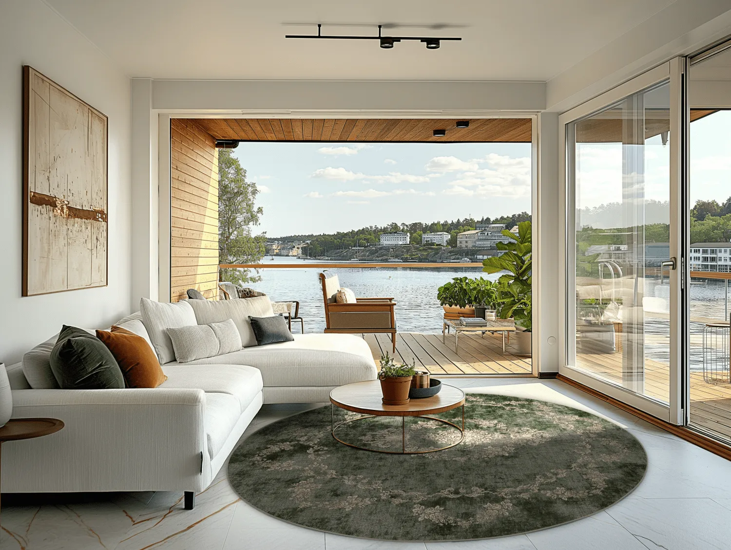 Kerek szőnyeg - Taknis (zöld)