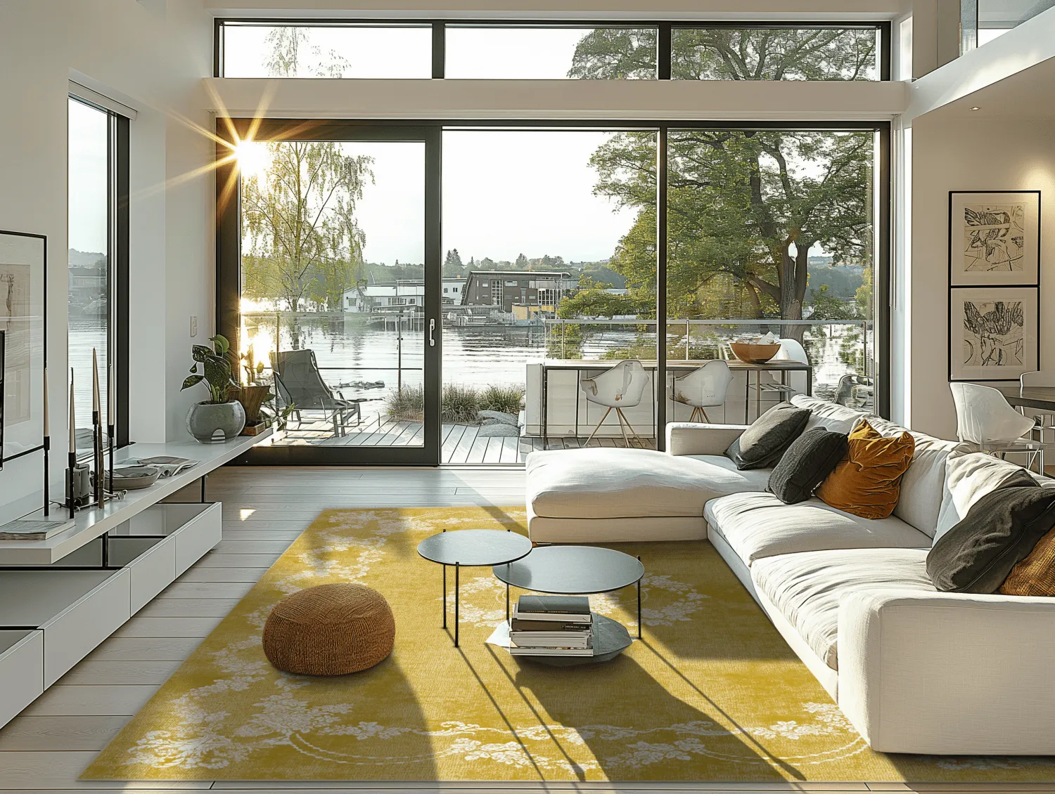 Wilton szőnyeg - Taknis (sárga)