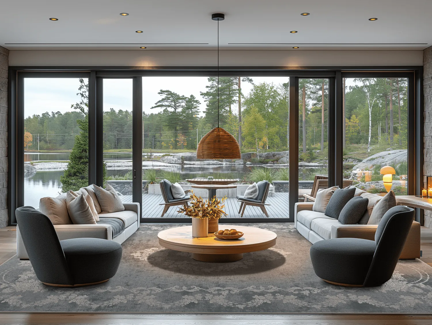 Wilton szőnyeg - Taknis (sötétszürke)