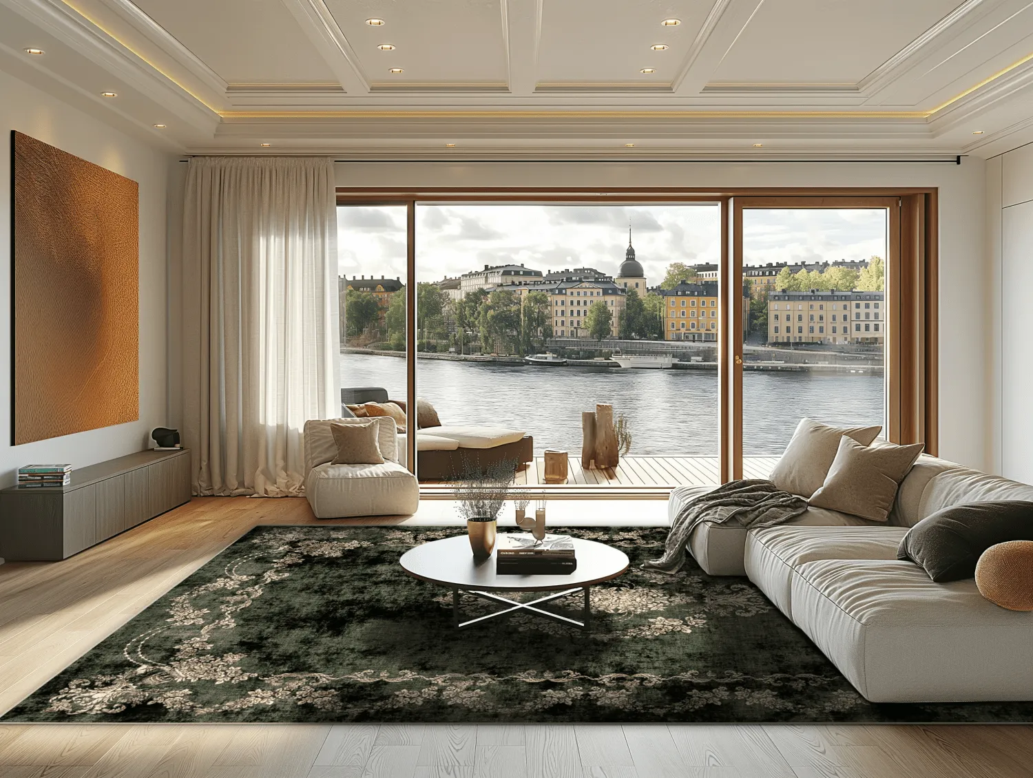 Wilton szőnyeg - Taknis (sötétzöld)