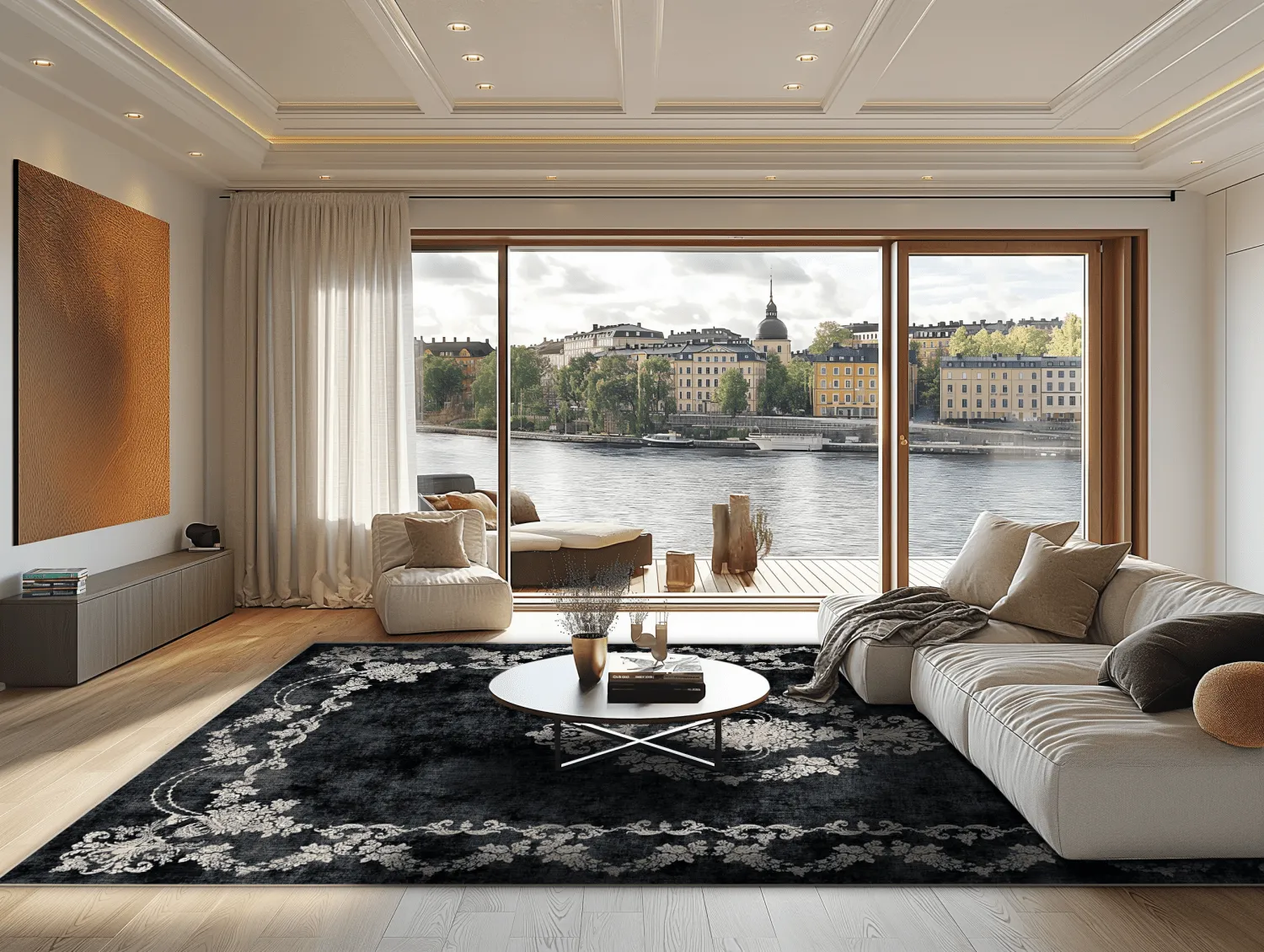 Wilton szőnyeg - Taknis (fekete)