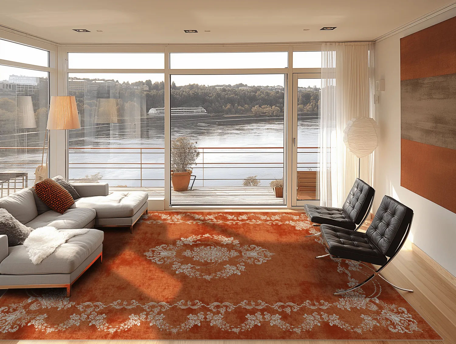 Wilton szőnyeg - Taknis (terracotta)