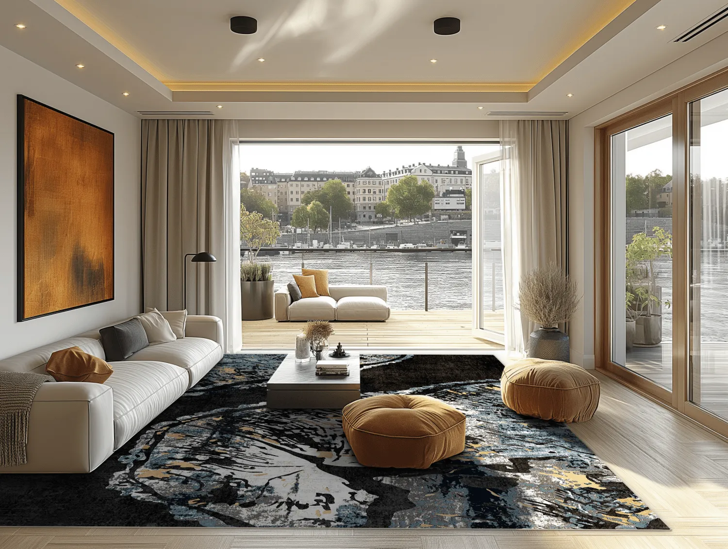 Wilton szőnyeg - Tamsim (fekete/multi)