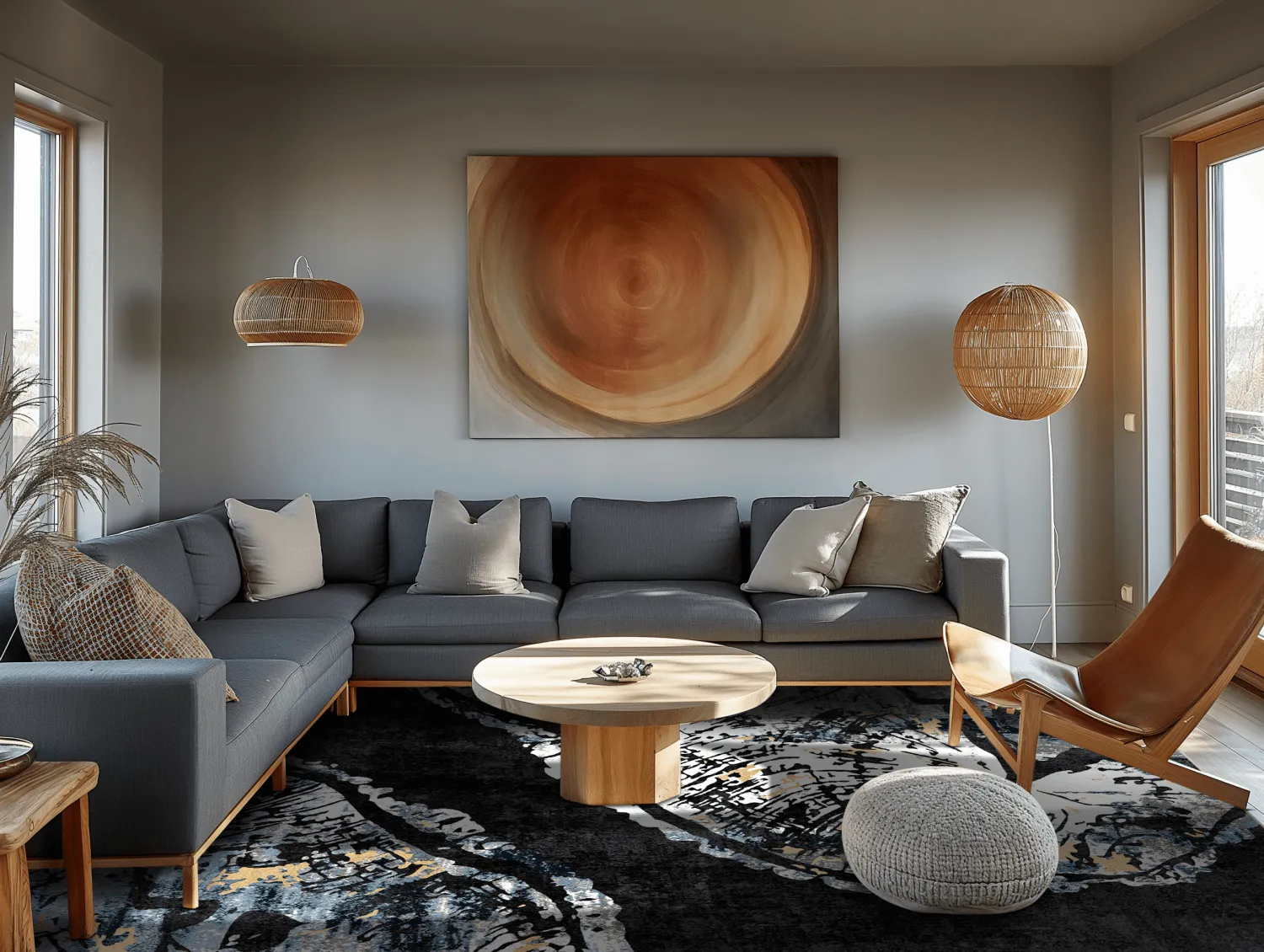 Wilton szőnyeg - Tamsim (fekete/multi)