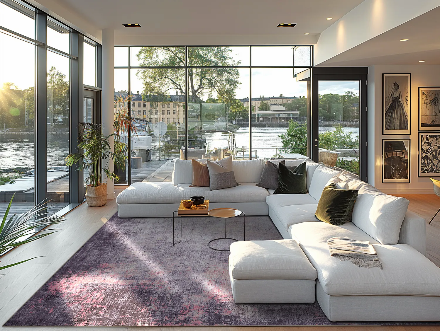 Wilton szőnyeg - Tarnos (lila)