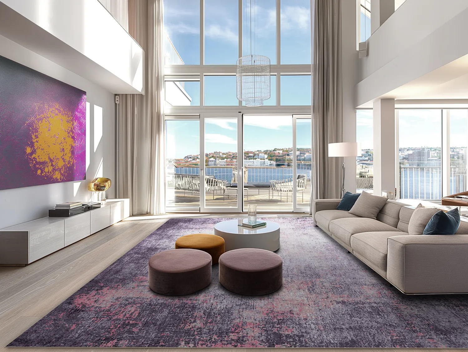 Wilton szőnyeg - Tarnos (lila)