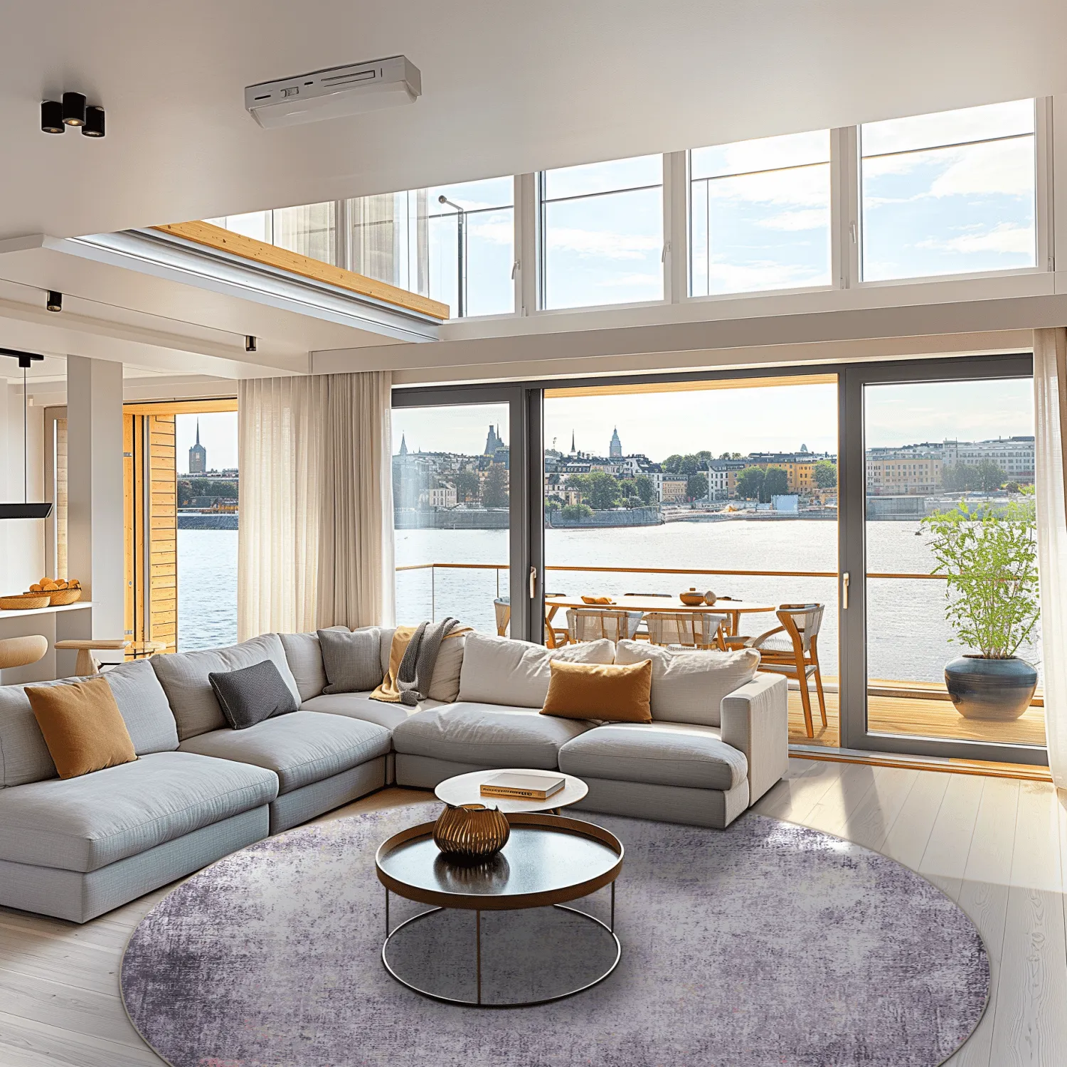 Kerek szőnyeg - Tarnos (lila)