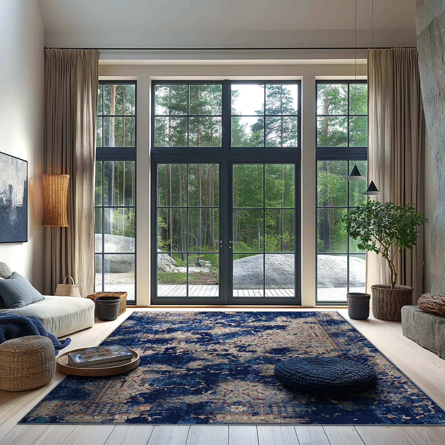 Wilton szőnyeg - Temima (kék)