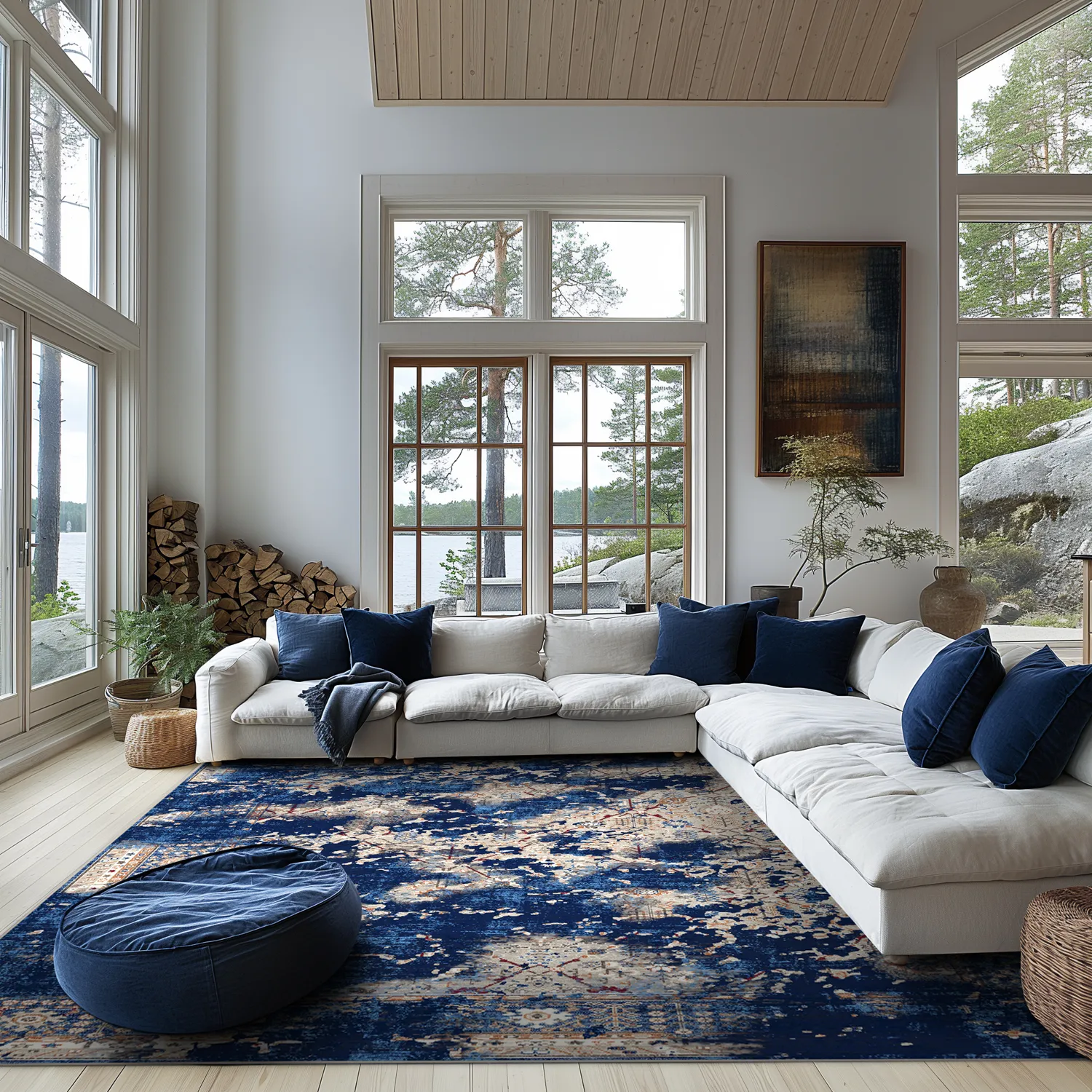 Wilton szőnyeg - Temima (kék)