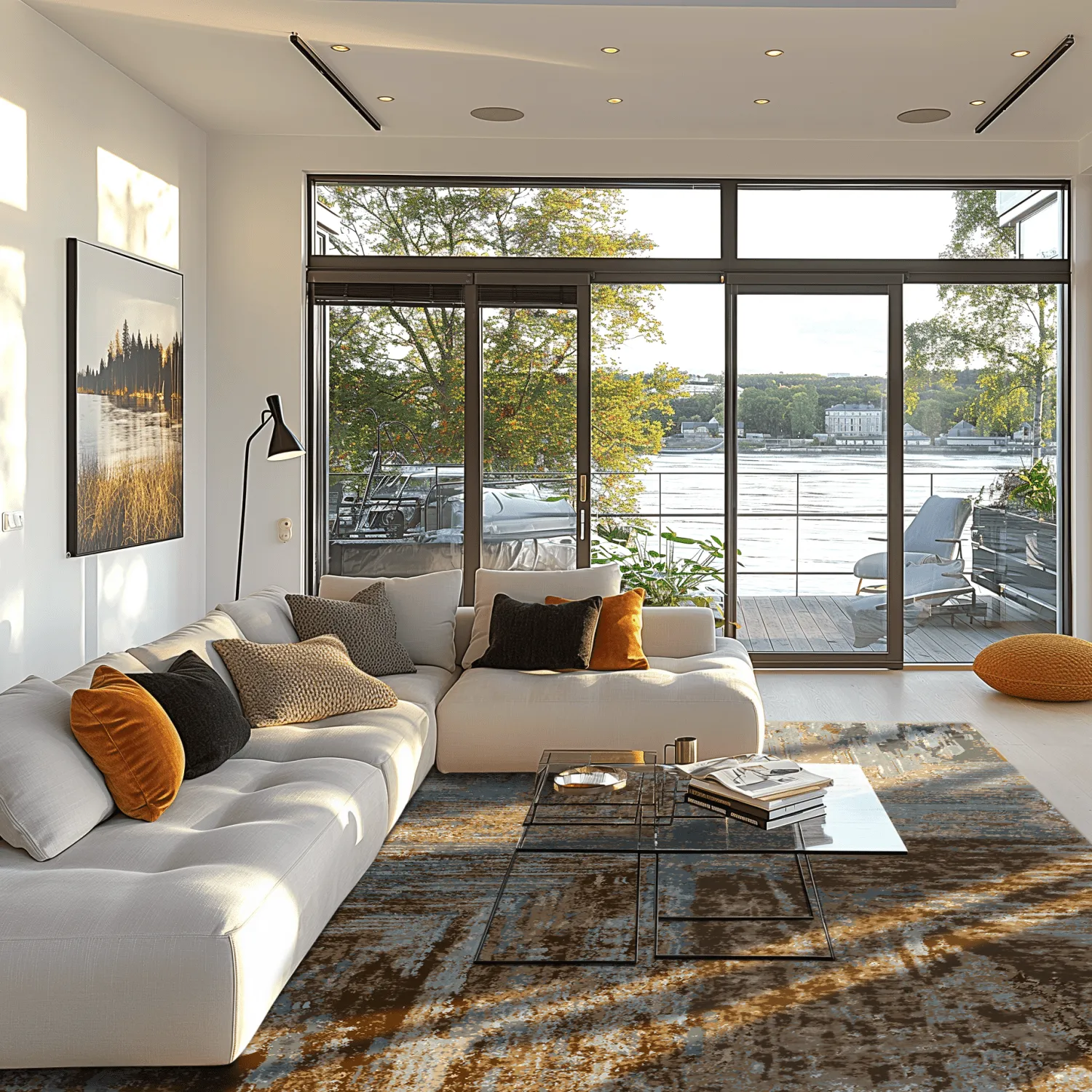 Wilton szőnyeg - Tizzano (kék/többszínű)