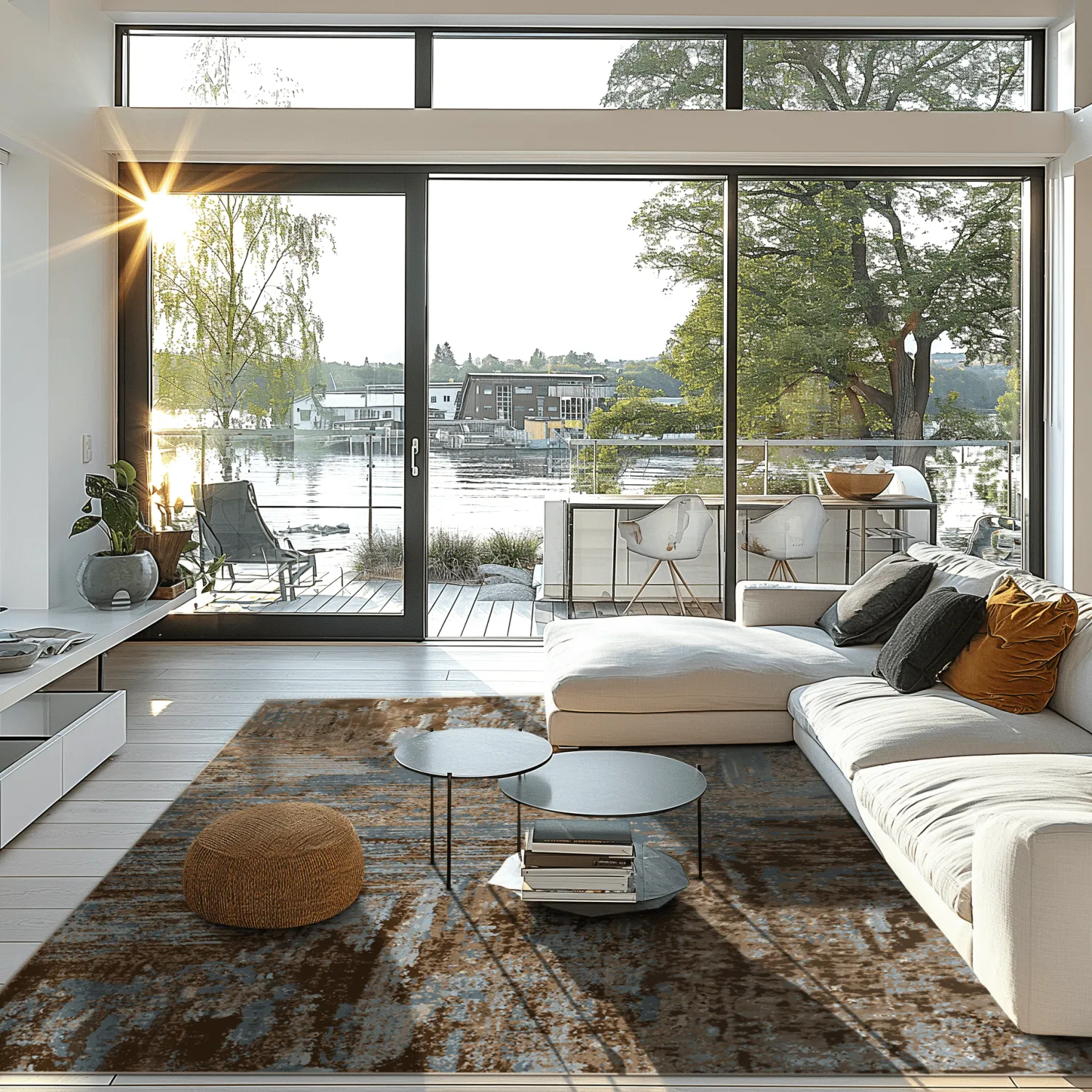 Wilton szőnyeg - Tizzano (kék/többszínű)