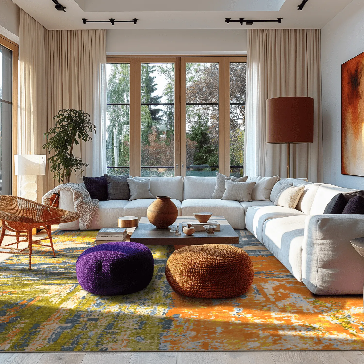 Wilton szőnyeg - Tizzano (narancssárga/többszínű)