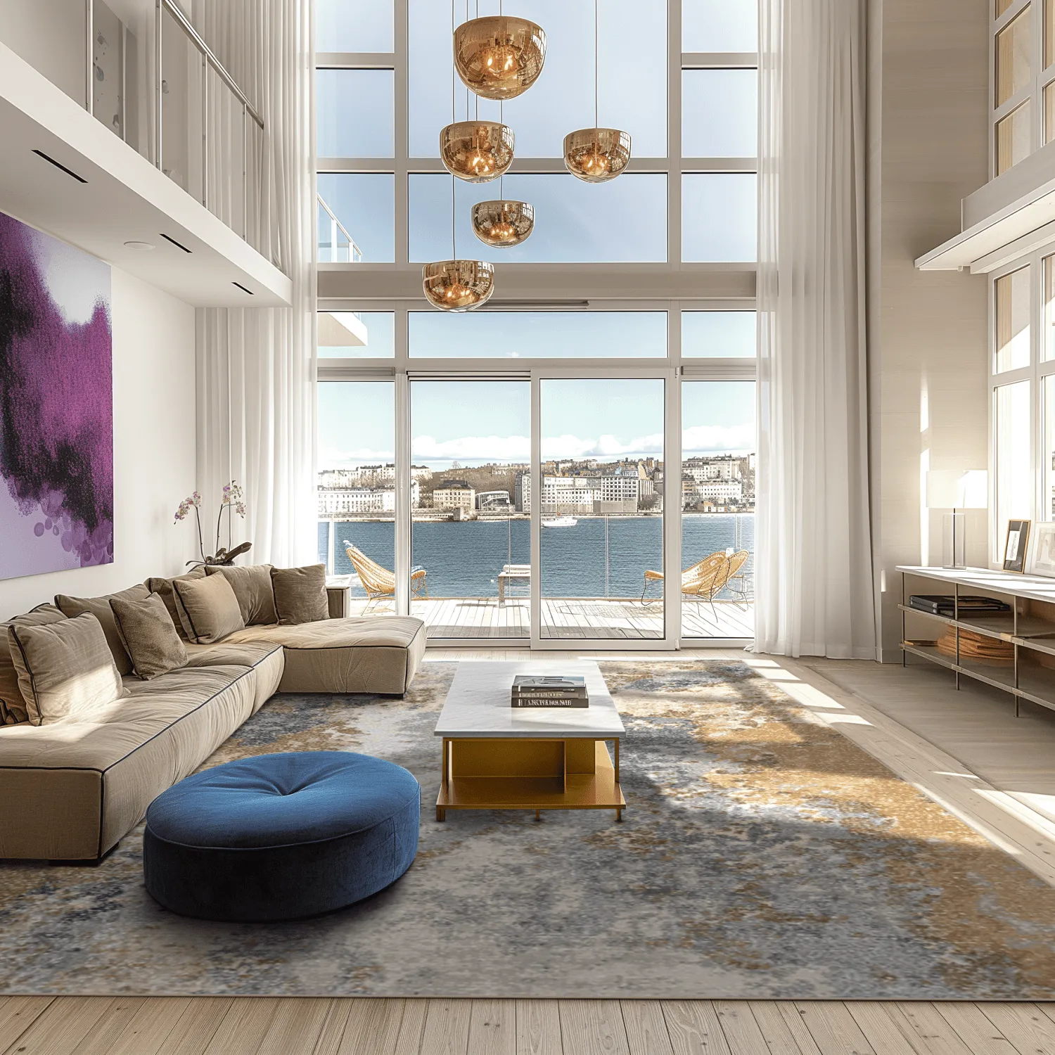 Wilton szőnyeg - Travale (szürke/többszínű)