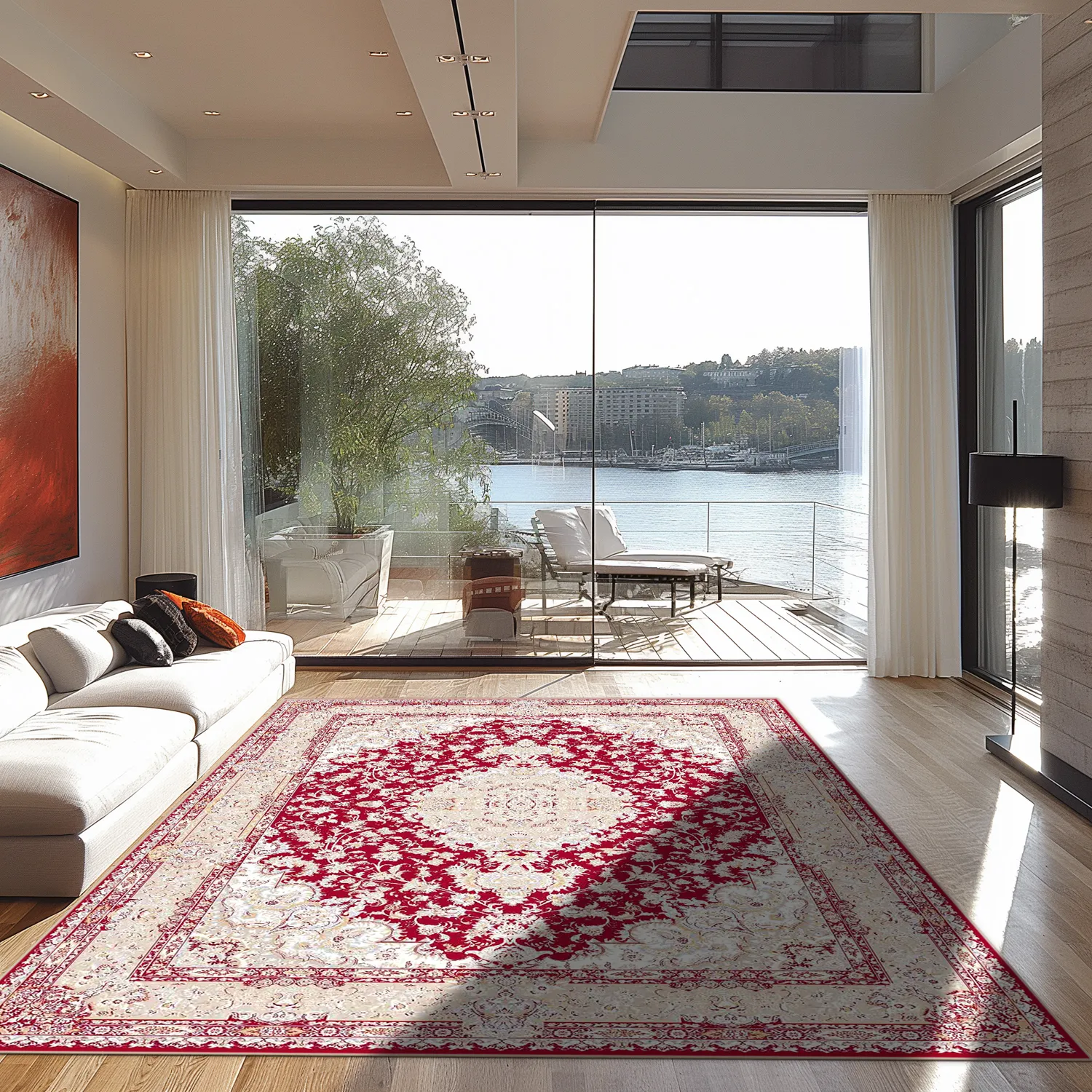 Wilton szőnyeg - Vakifli (piros/többszínű)