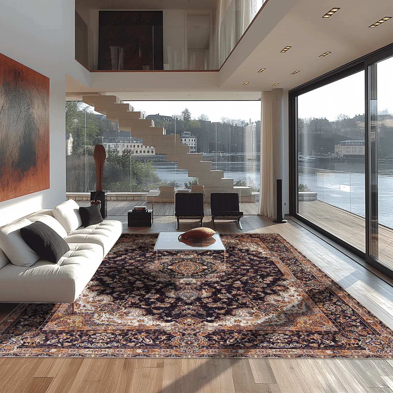 Wilton szőnyeg - Vakifli (fekete/többszínű)