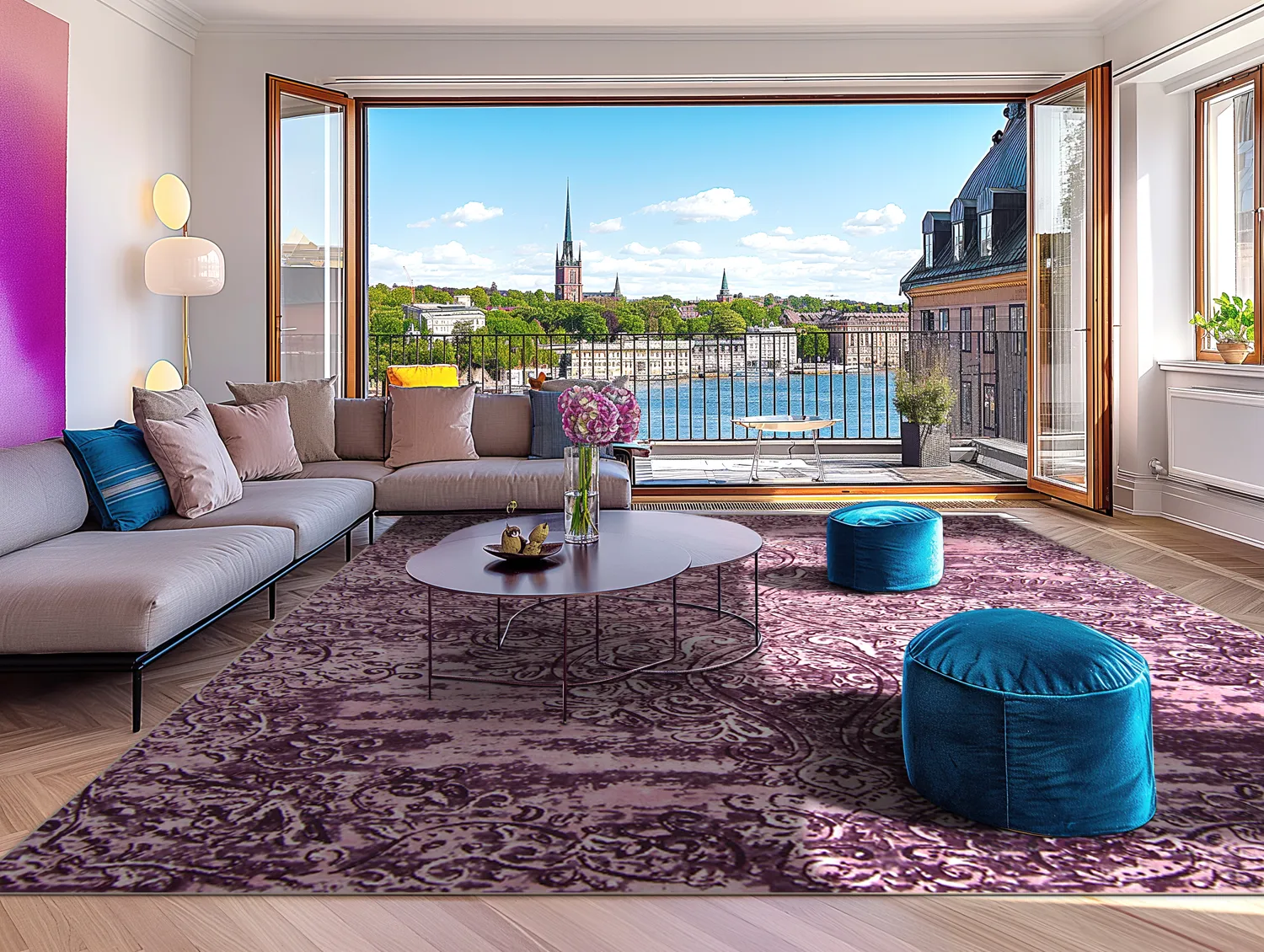 Wilton szőnyeg - Valenza (lila)