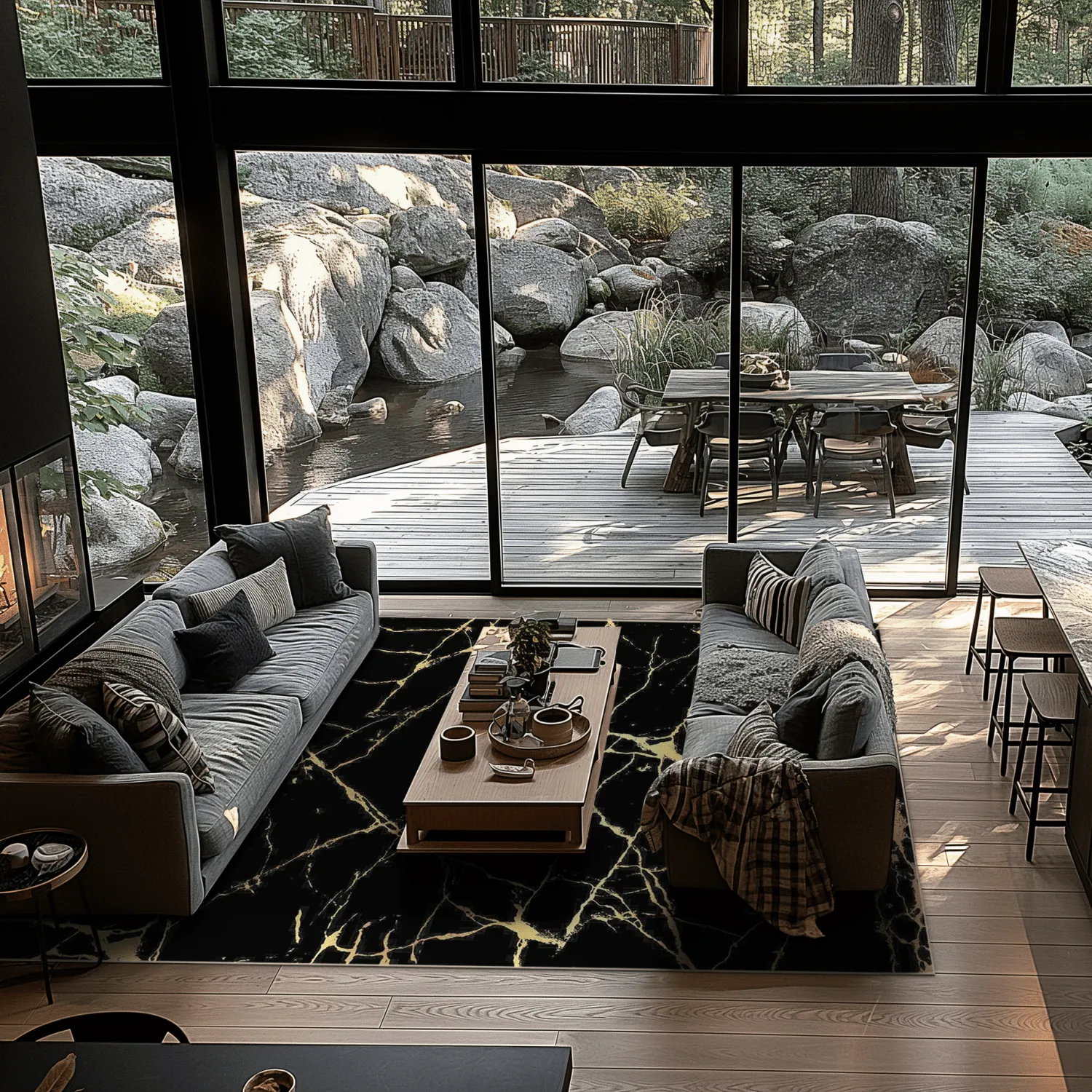 Wilton szőnyeg - Vieste (fekete/arany)