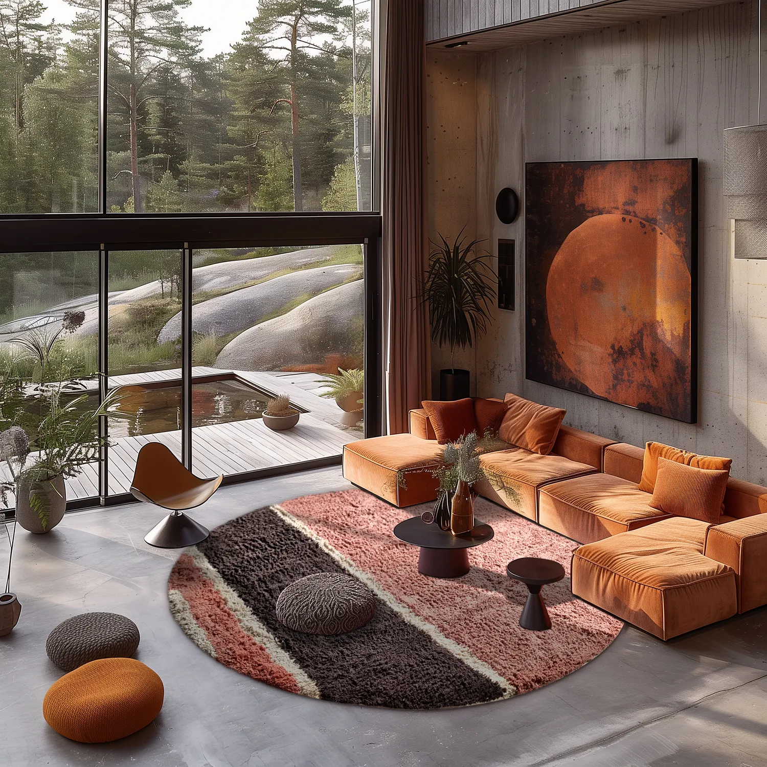 Kerek szőnyeg - Vinci Natural Cotton Shaggy (rózsaszín)