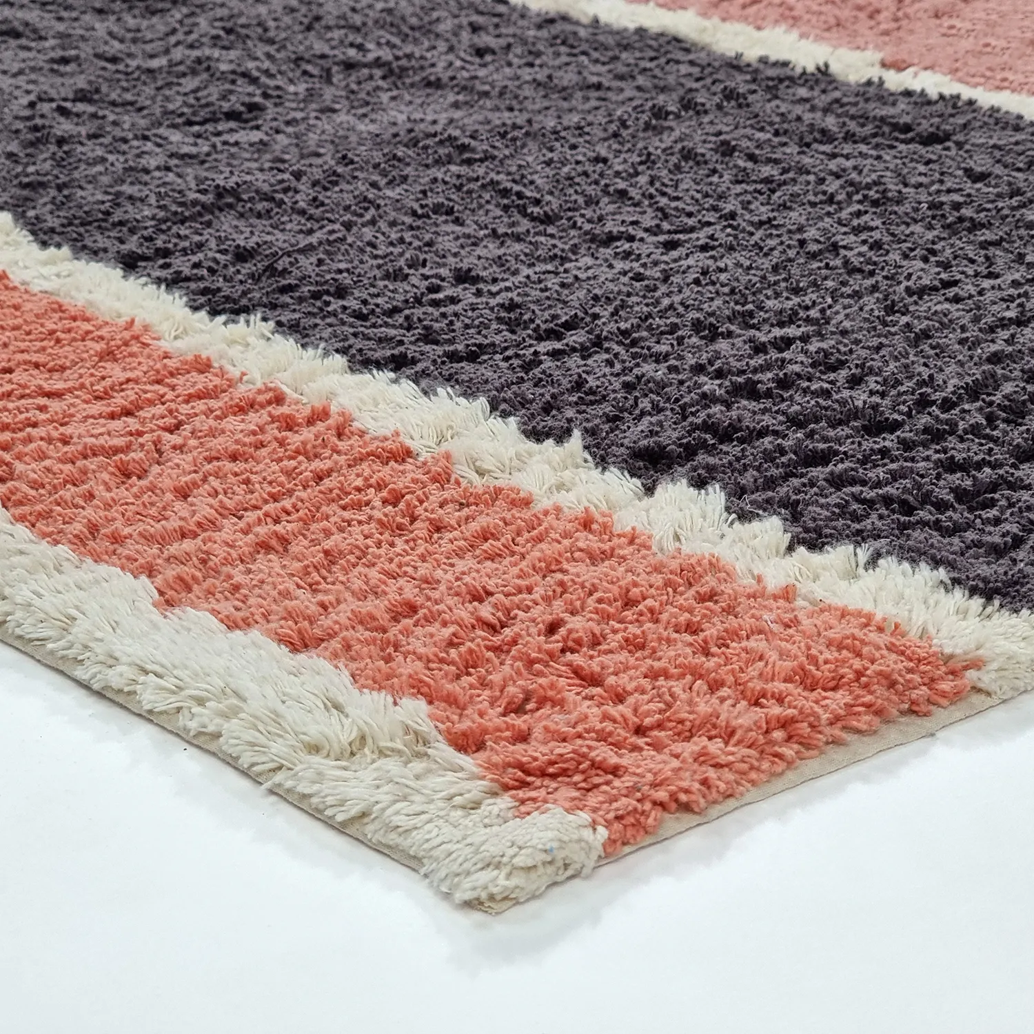 Shaggy szőnyeg - Vinci Natural Cotton Shaggy (rózsaszín)