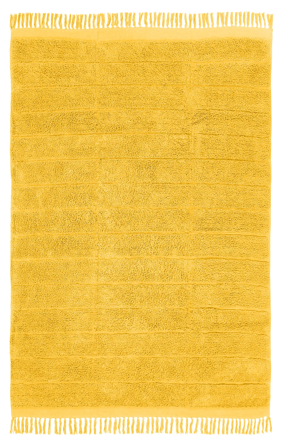 Shaggy szőnyeg - Willow Natural Cotton Shaggy (sárga)