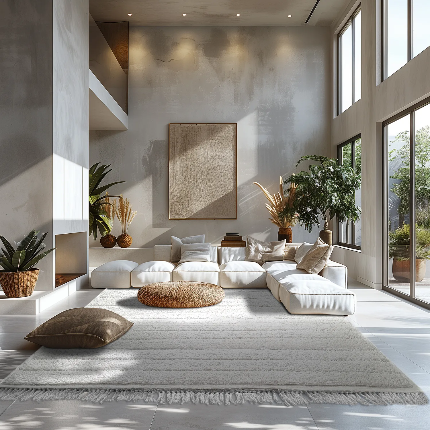 Shaggy szőnyeg - Willow Natural Cotton Shaggy (offwhite)