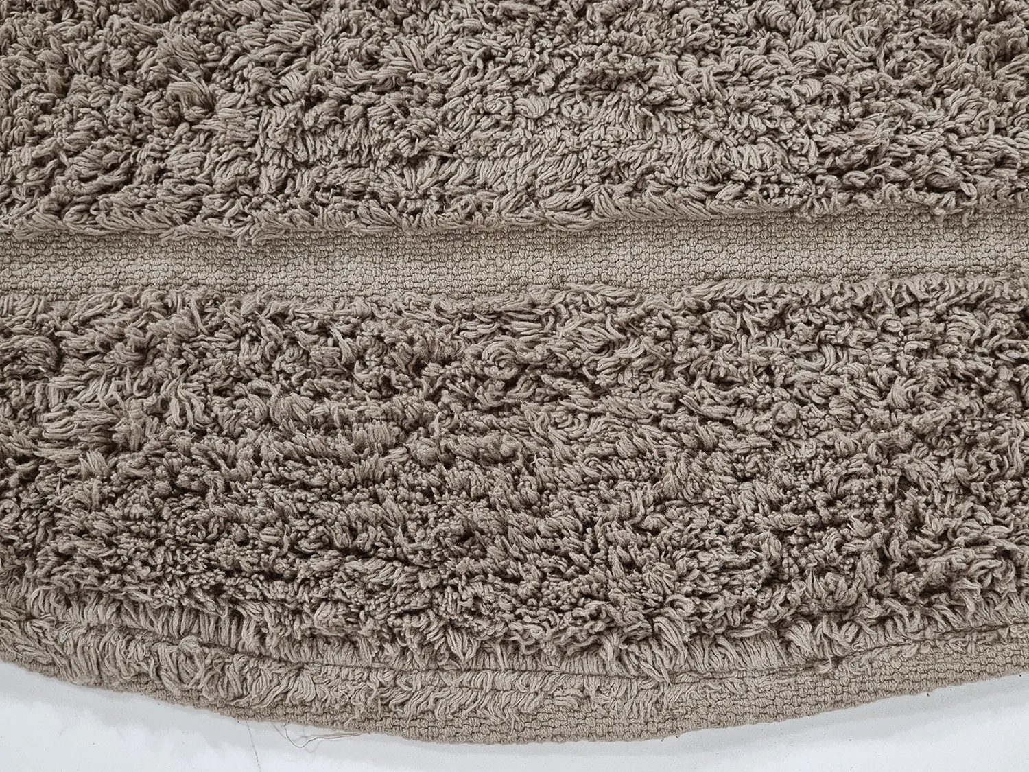 Kerek szőnyeg - Willow Natural Cotton Shaggy (taupe)