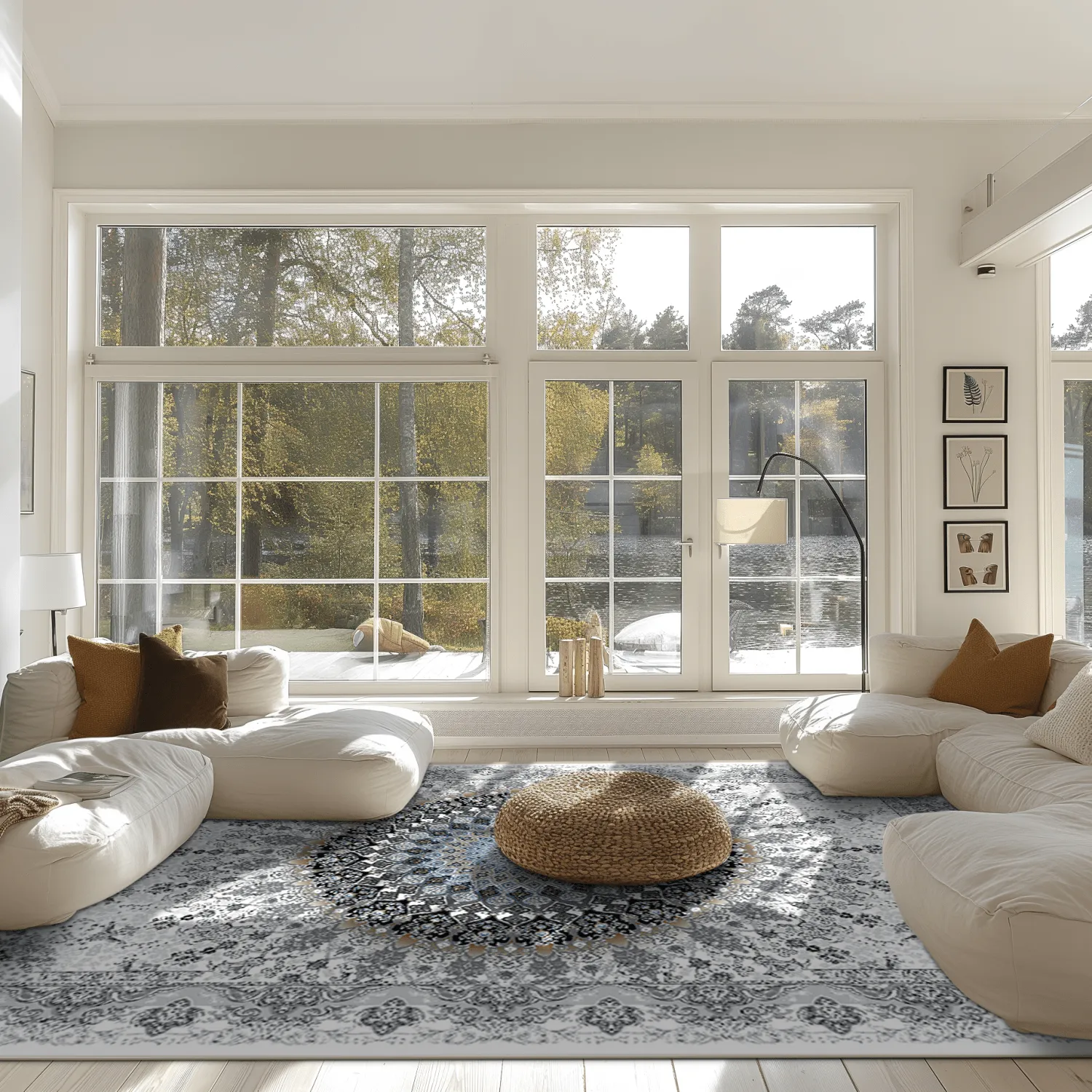 Wilton szőnyeg - Yelda (fehér/többszínű)