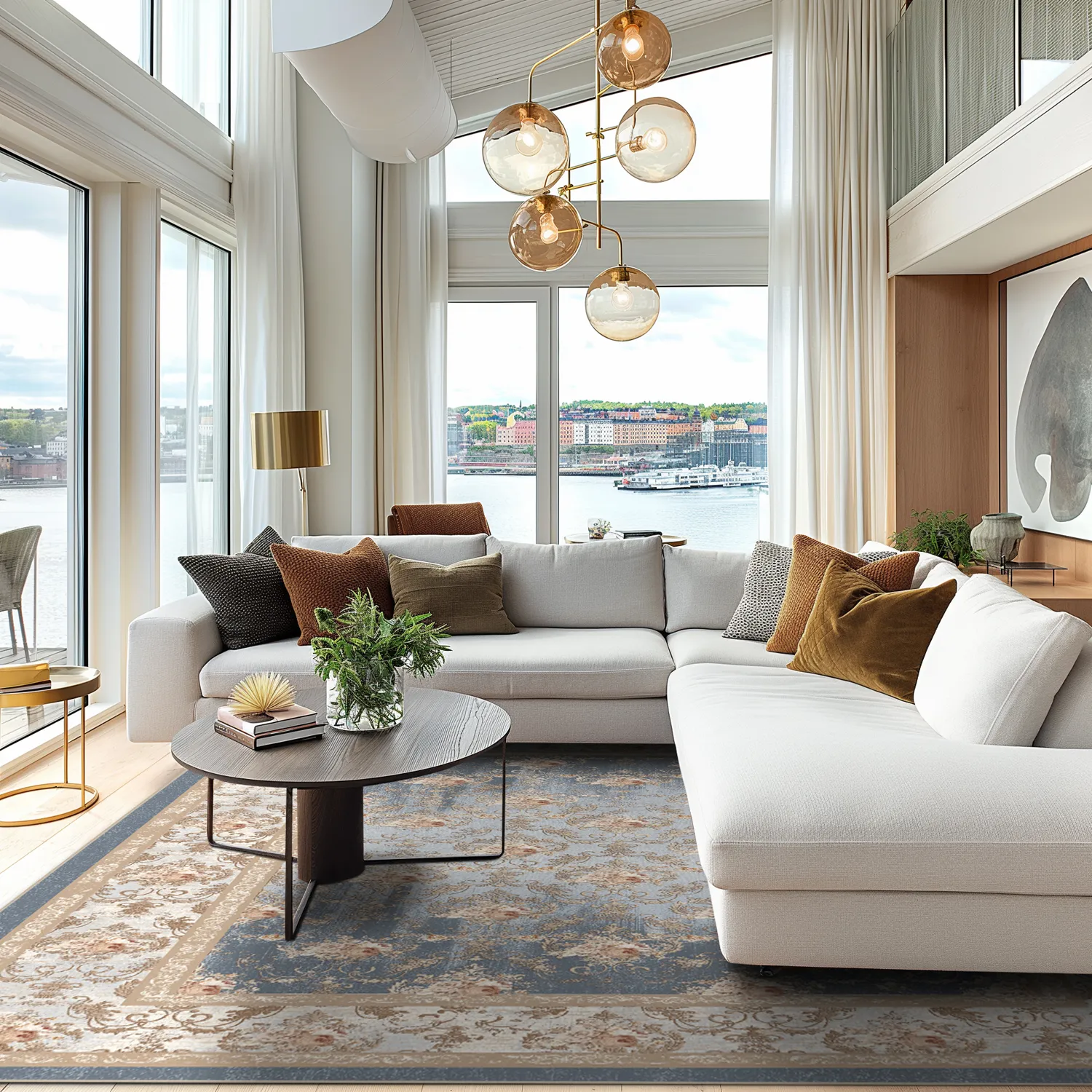 Wilton szőnyeg - Zafer (szürke/bezs)