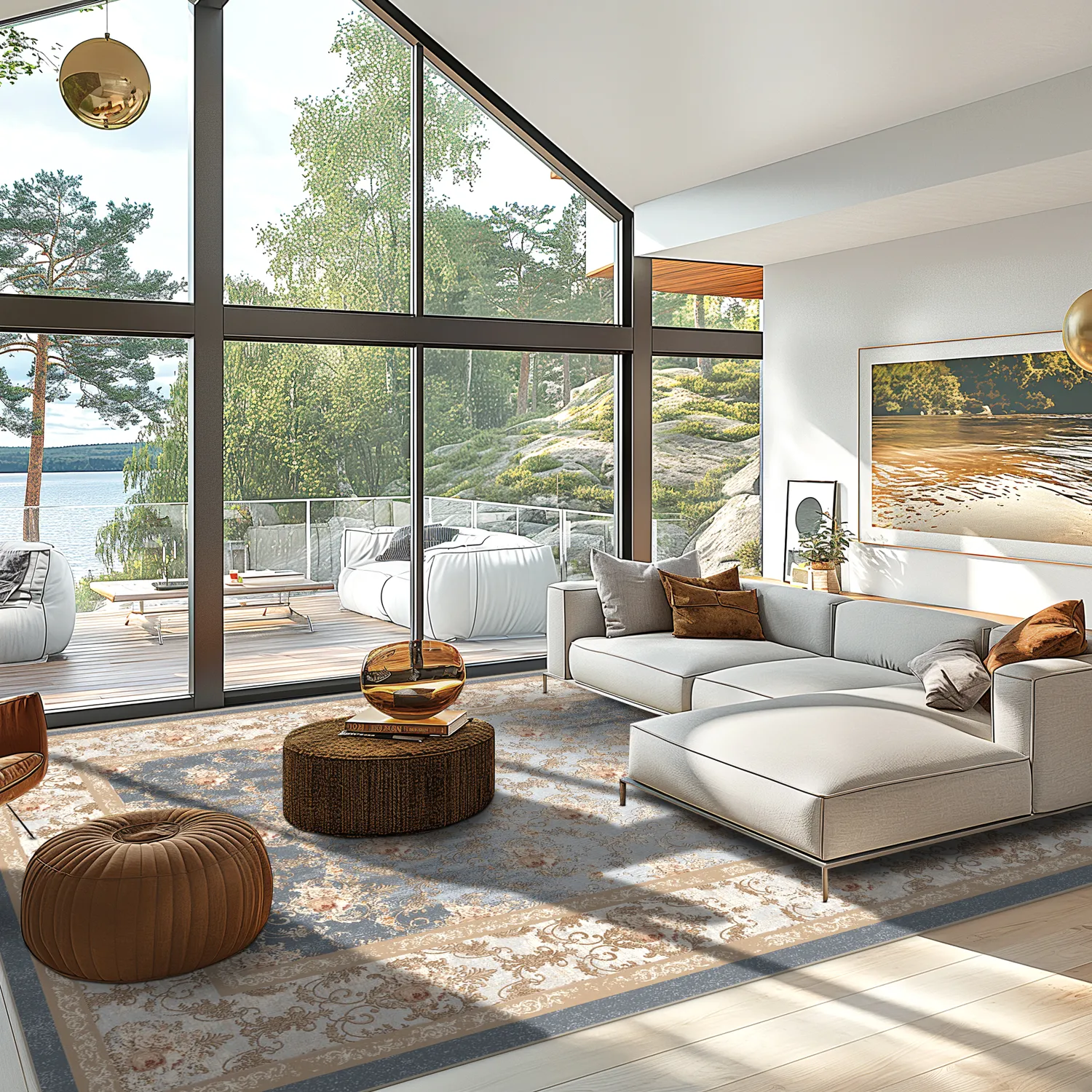 Wilton szőnyeg - Zafer (szürke/bezs)