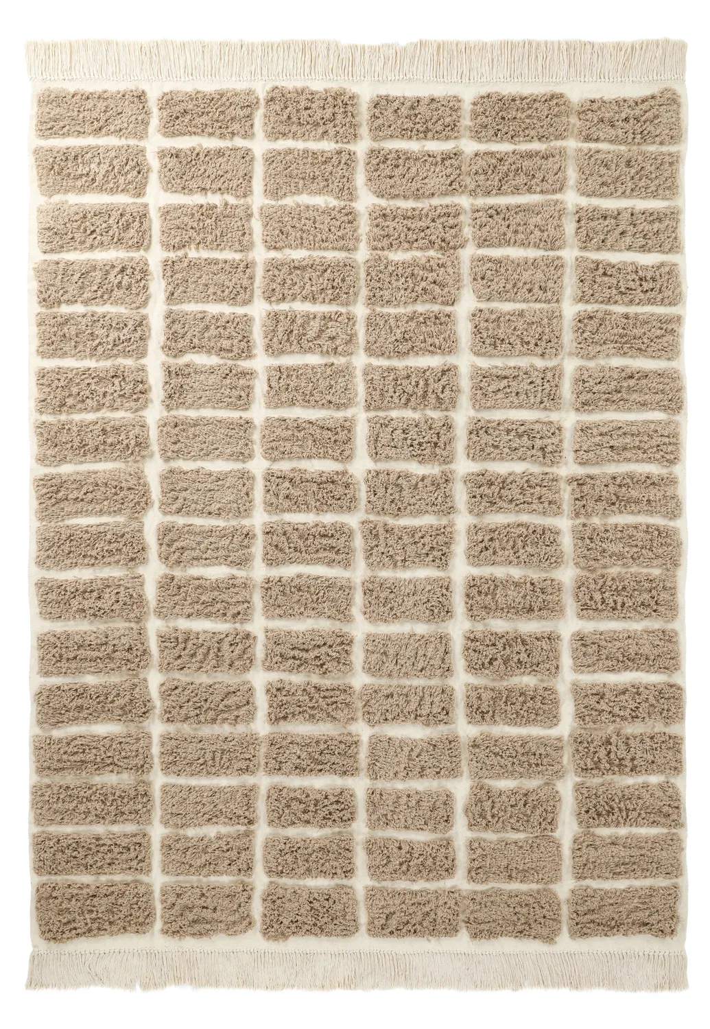 Shaggy szőnyeg - Zola Natural Cotton Shaggy (bézs)