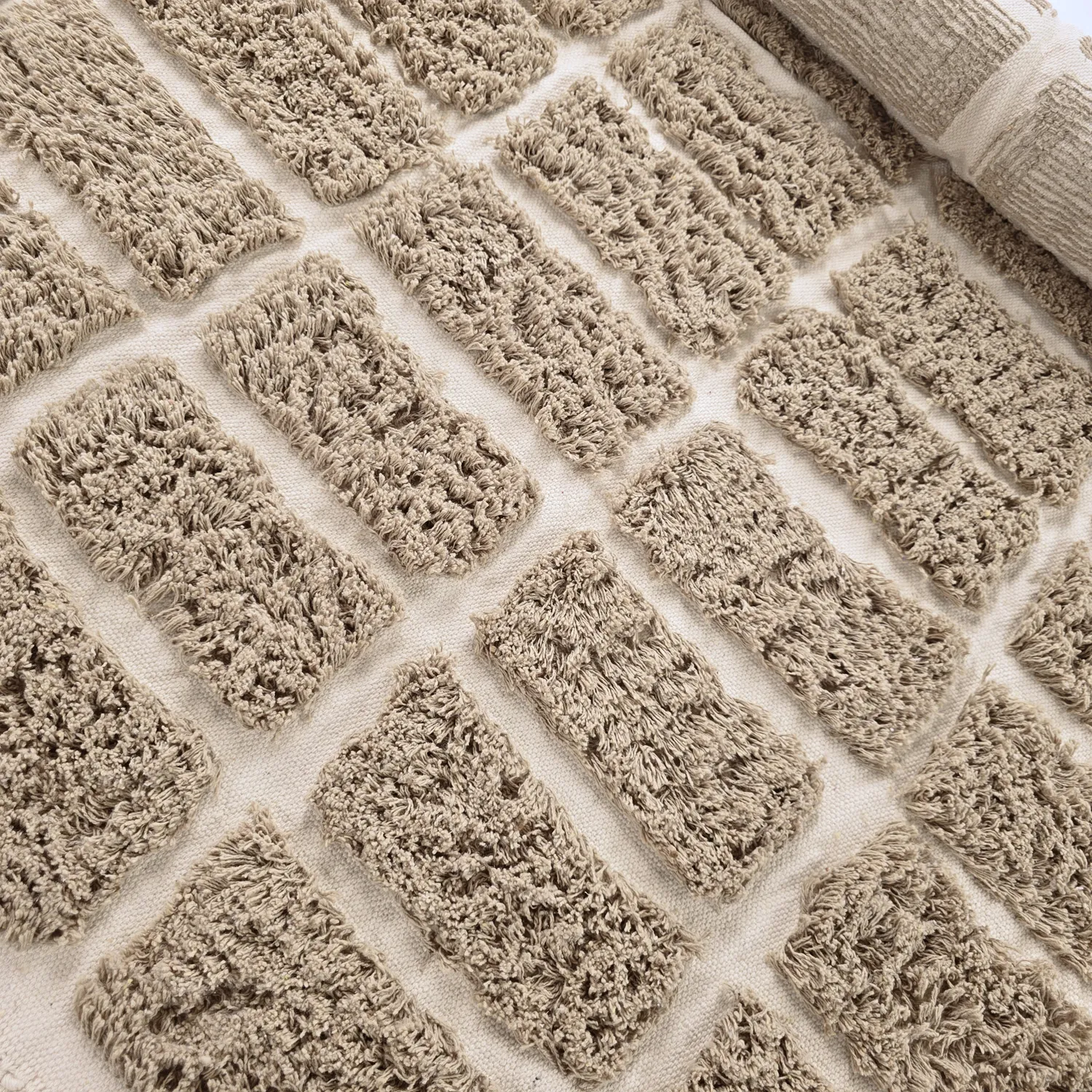 Shaggy szőnyeg - Zola Natural Cotton Shaggy (bézs)