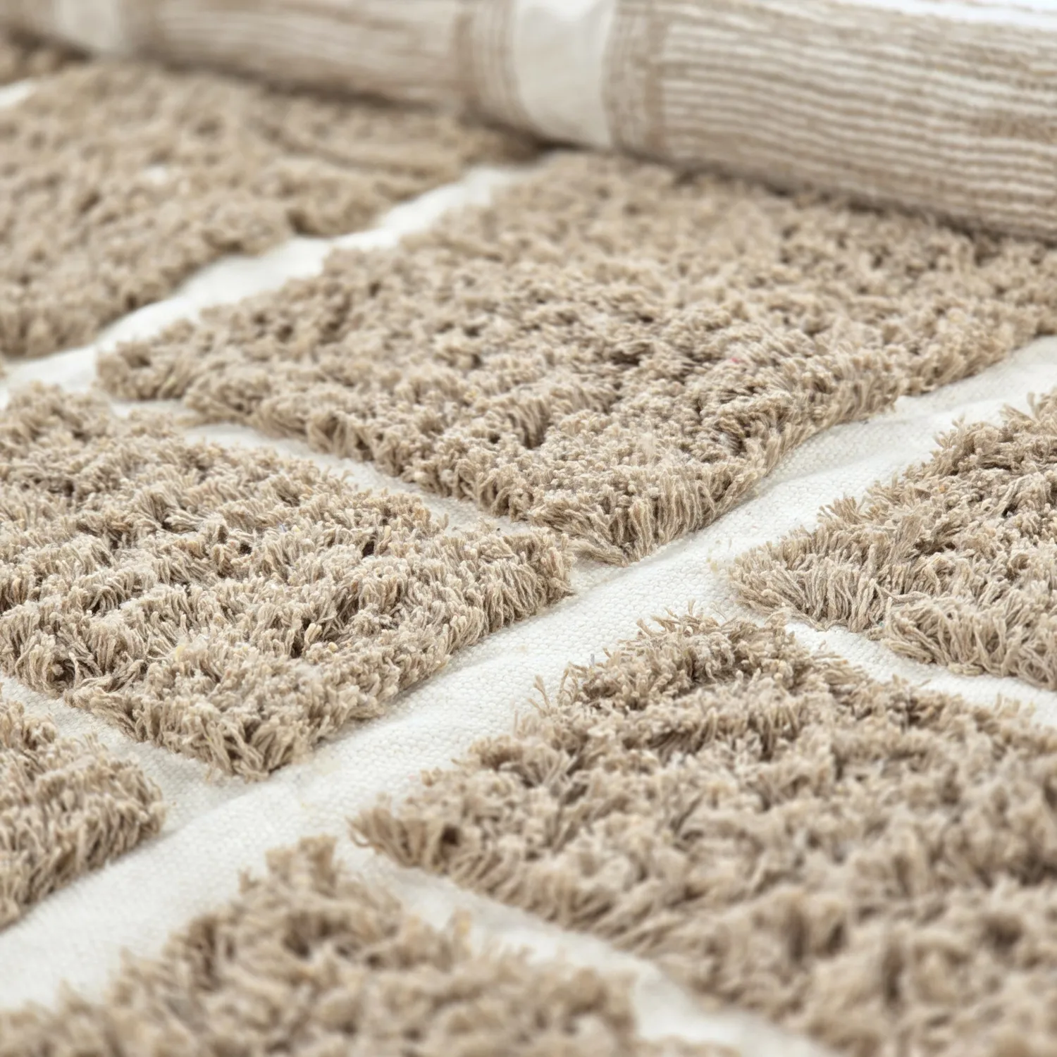 Kerek szőnyeg - Zola Natural Cotton Shaggy (bézs)