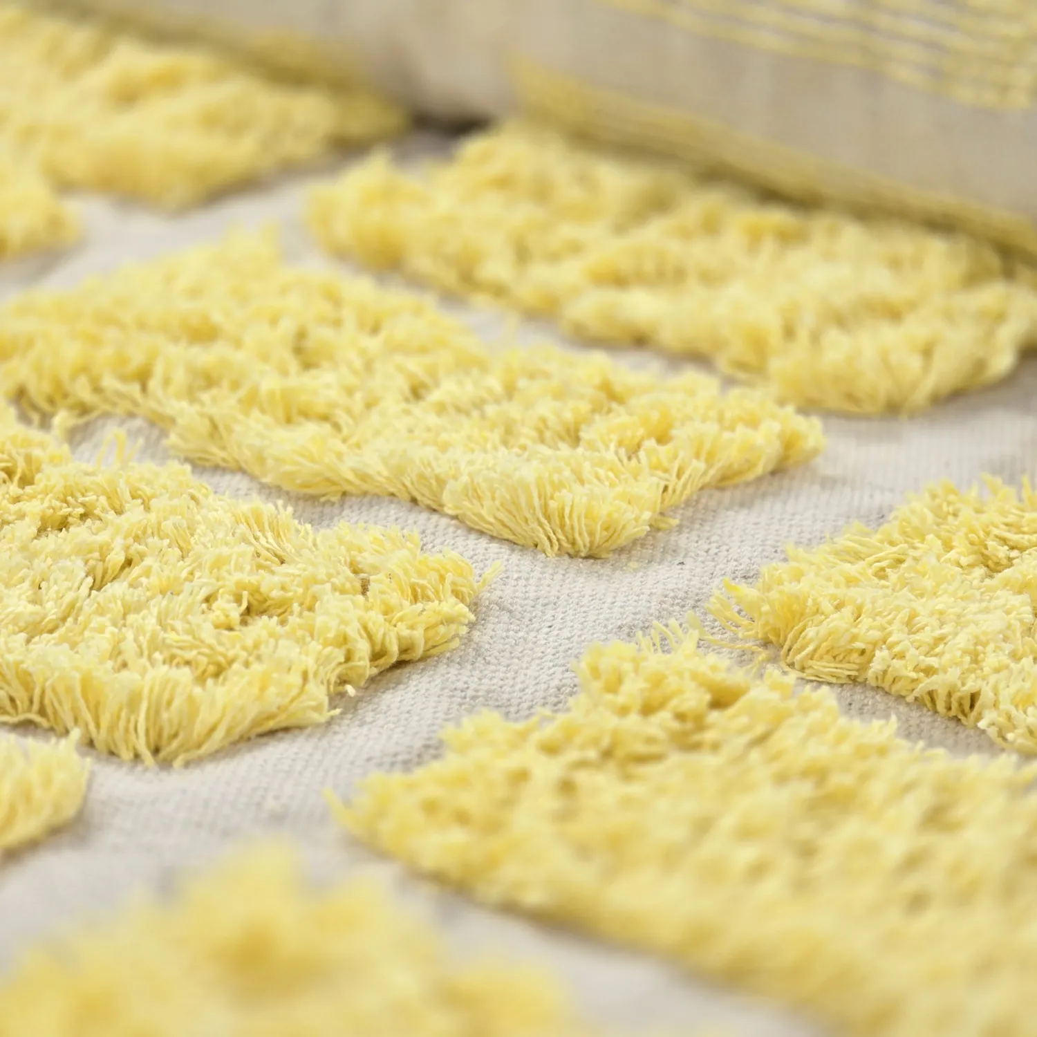 Shaggy szőnyeg - Zola Natural Cotton Shaggy (sárga)