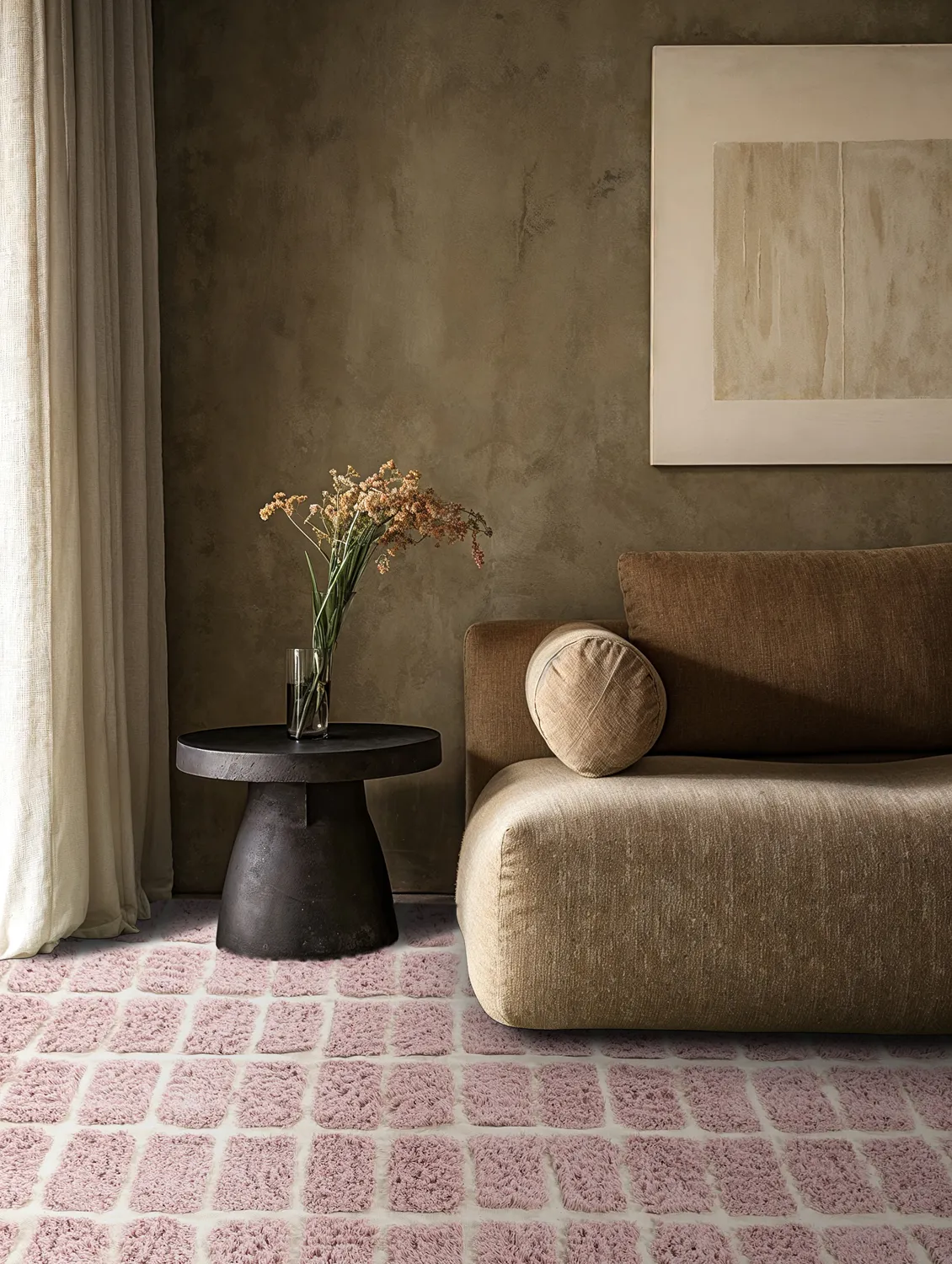 Shaggy szőnyeg - Zola Natural Cotton Shaggy (rózsaszín)