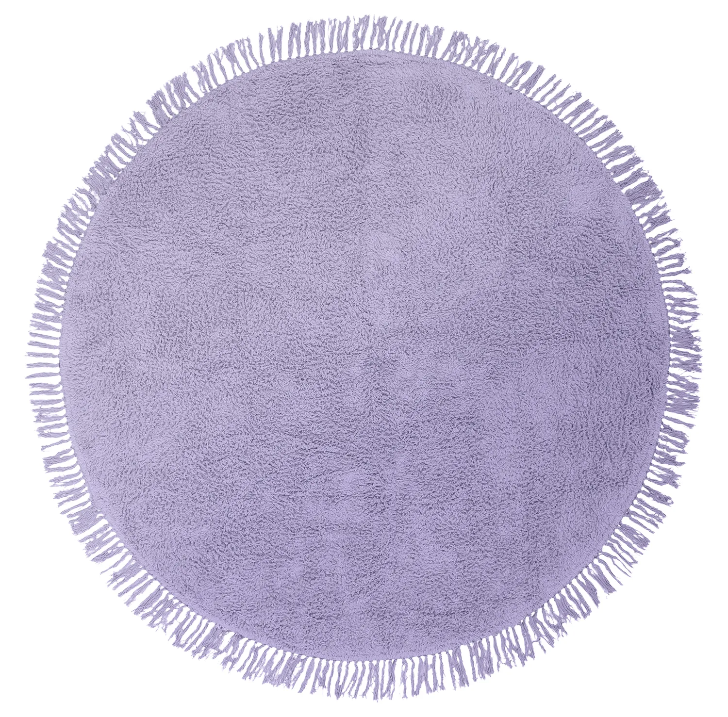 Kerek szőnyeg - Alba Natural Cotton Shaggy (lila)