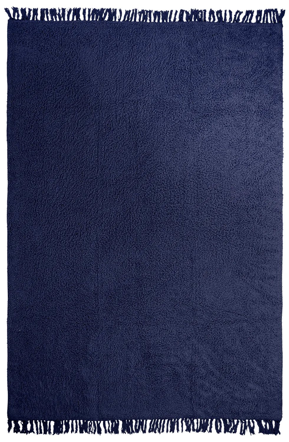 Shaggy szőnyeg - Alba Natural Cotton Shaggy (sötétkék)