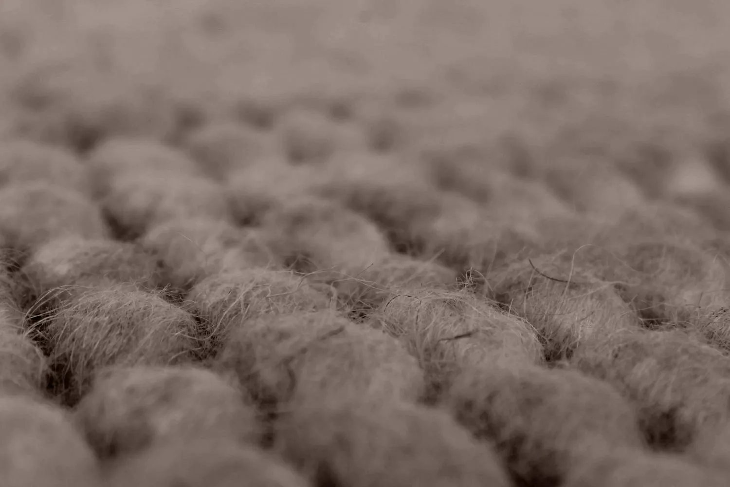 Gyapjúszőnyeg - Avafors Wool Bubble (barna)