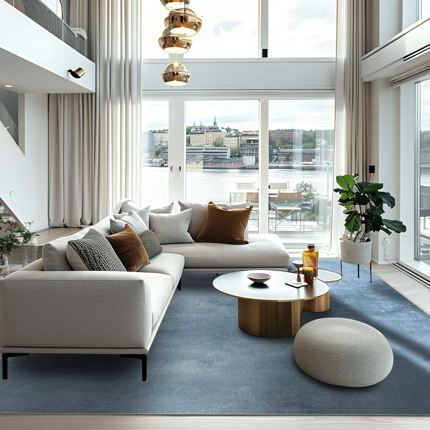 Wilton szőnyeg - Artena (kékesszürke)