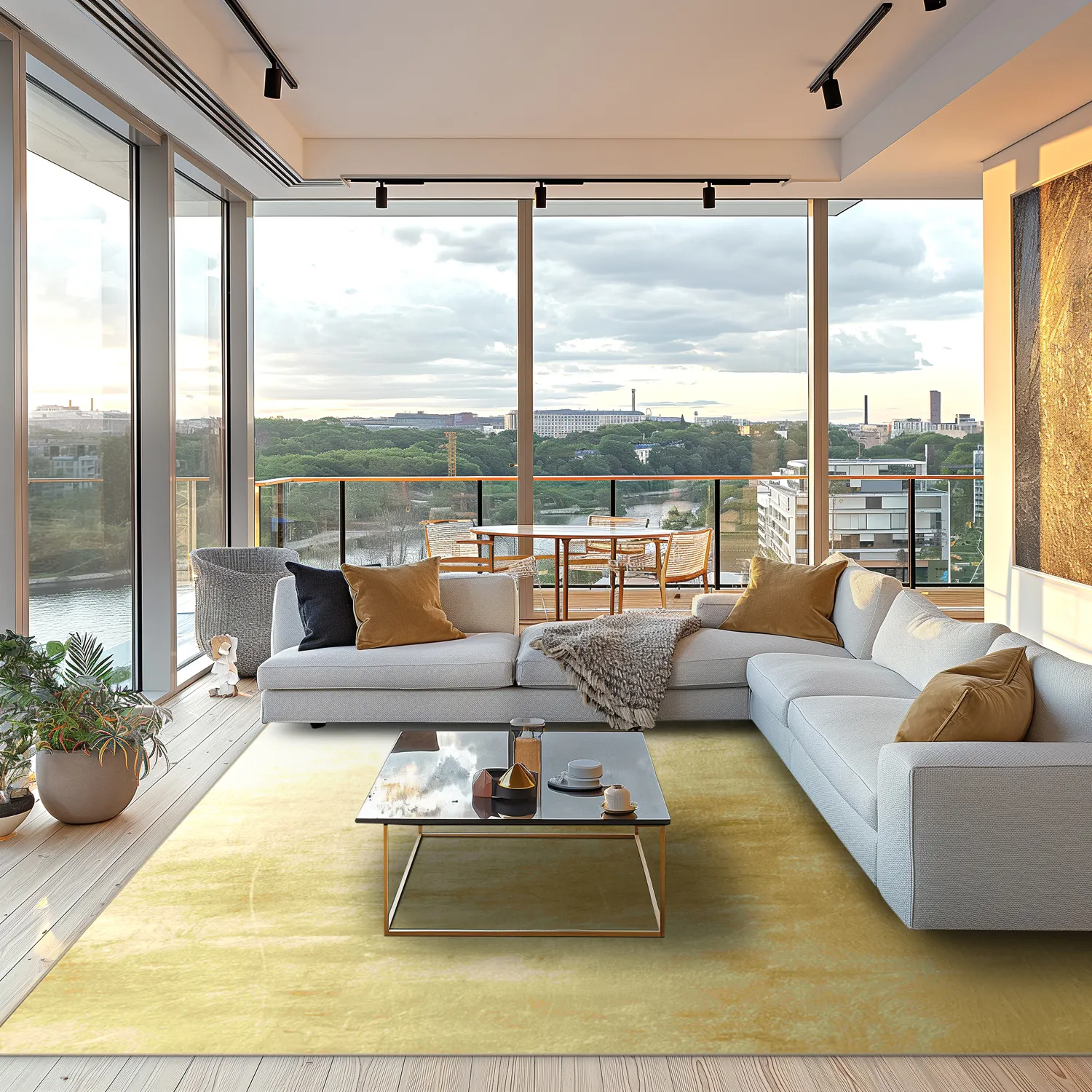 Wilton szőnyeg - Artena (sötét arany)