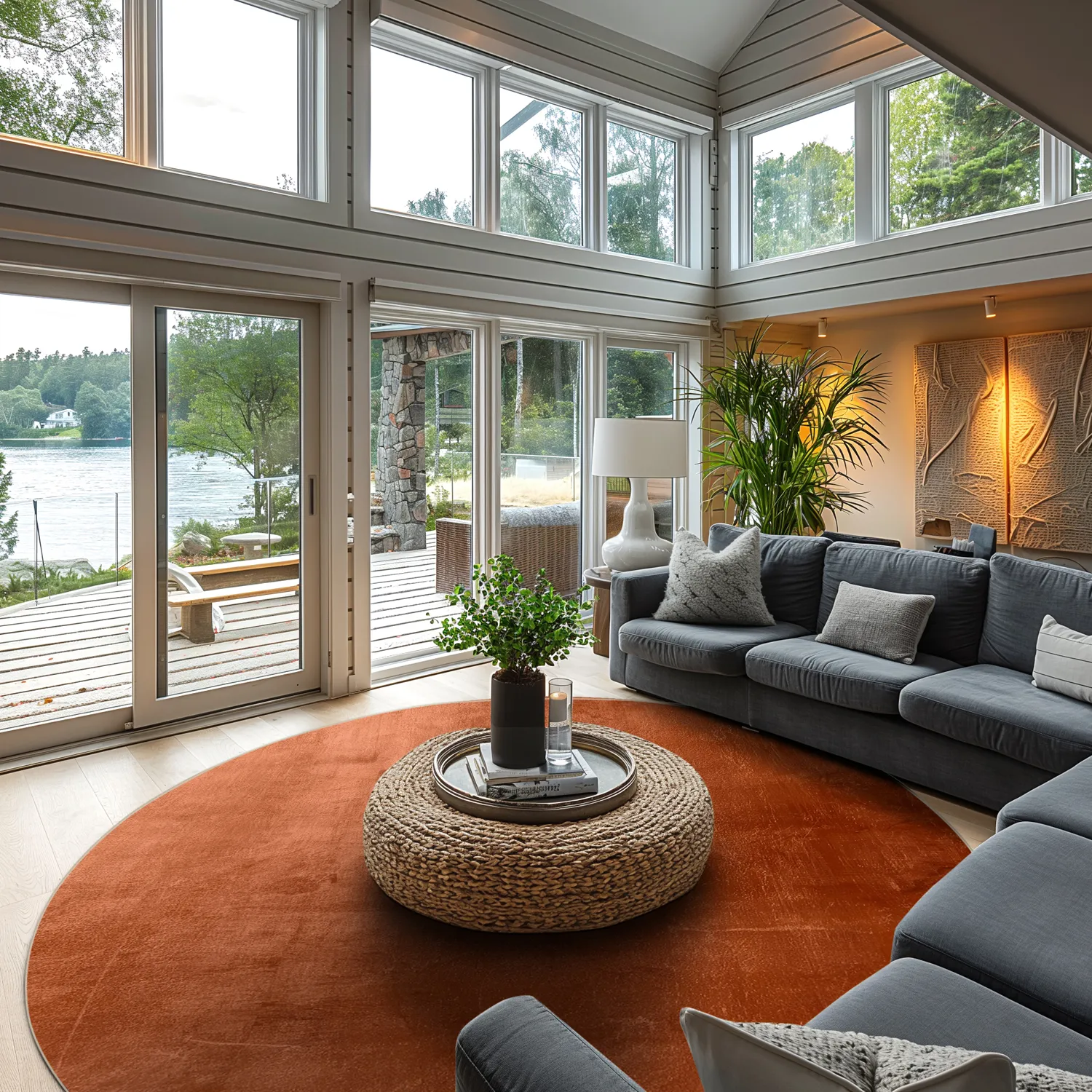 Kerek szőnyeg - Artena (terrakotta)