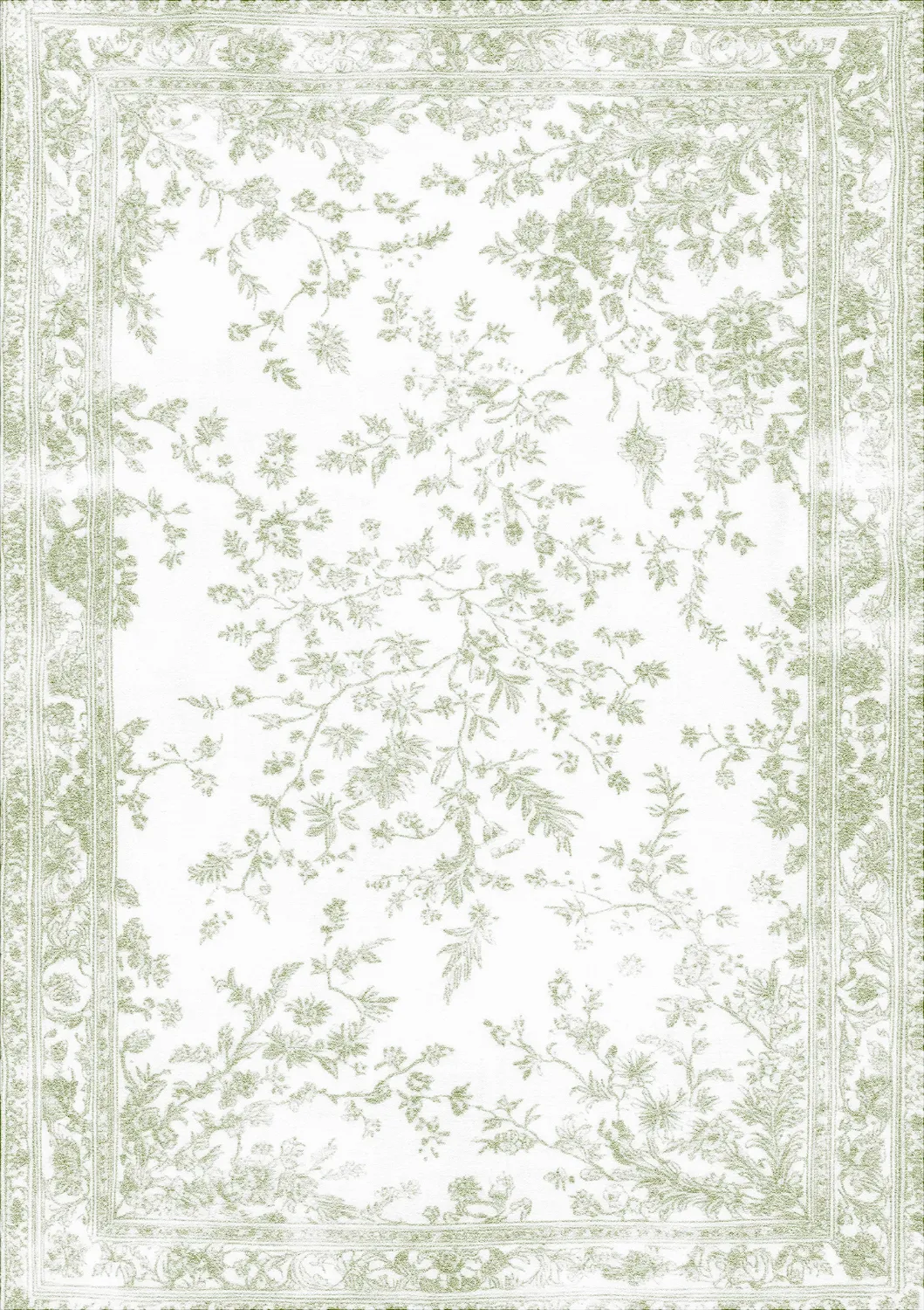 Wilton szőnyeg - Tulum (világos zöld/fehér)