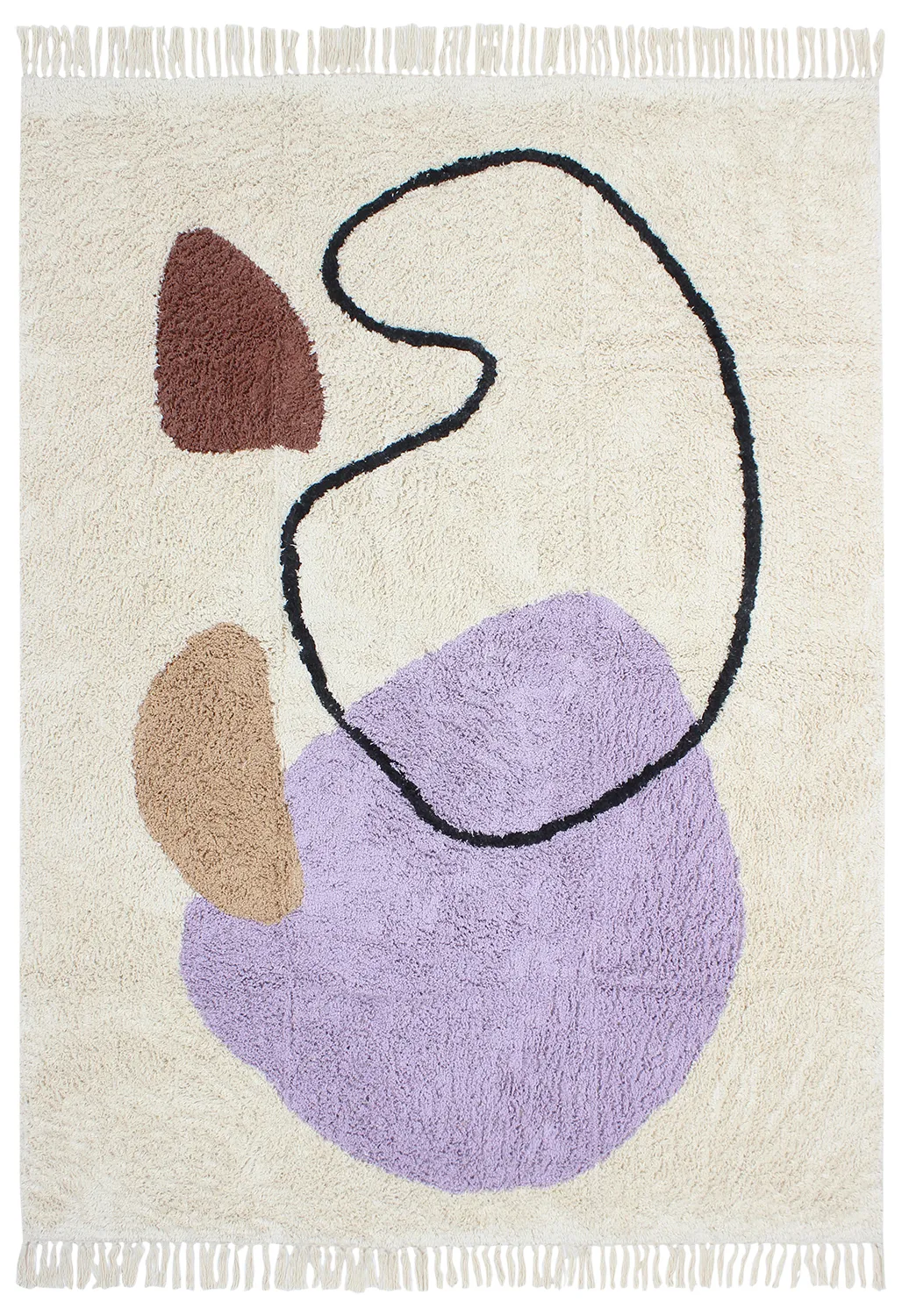 Shaggy szőnyeg - Londa Natural Cotton Shaggy (többszínű)